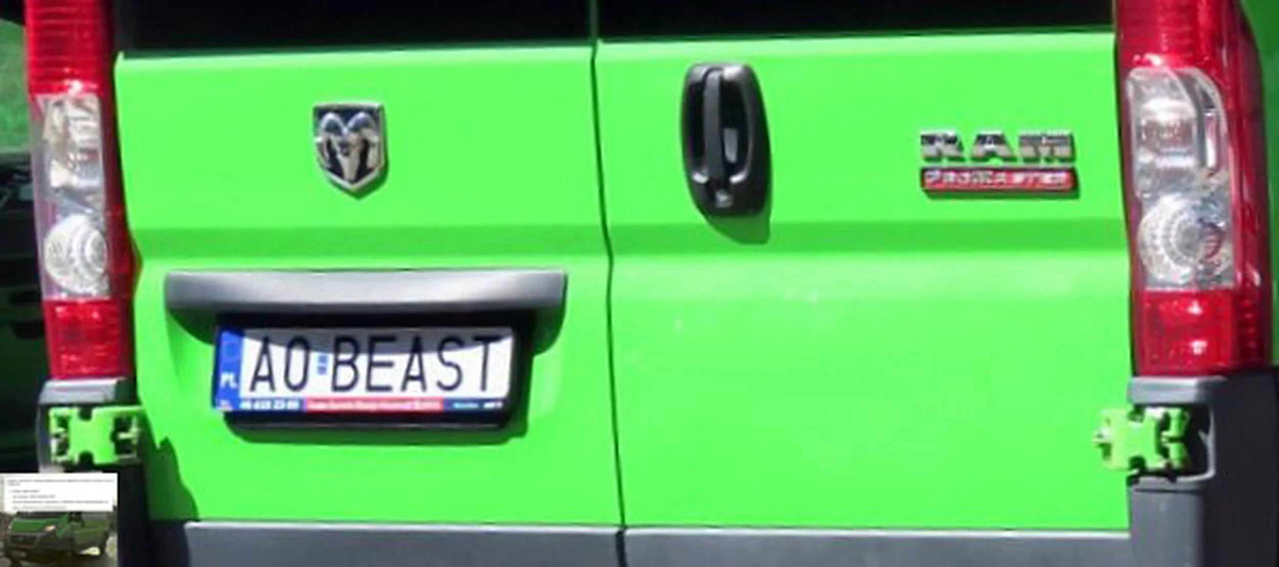 Fajny numer, blacha A0 BEAST