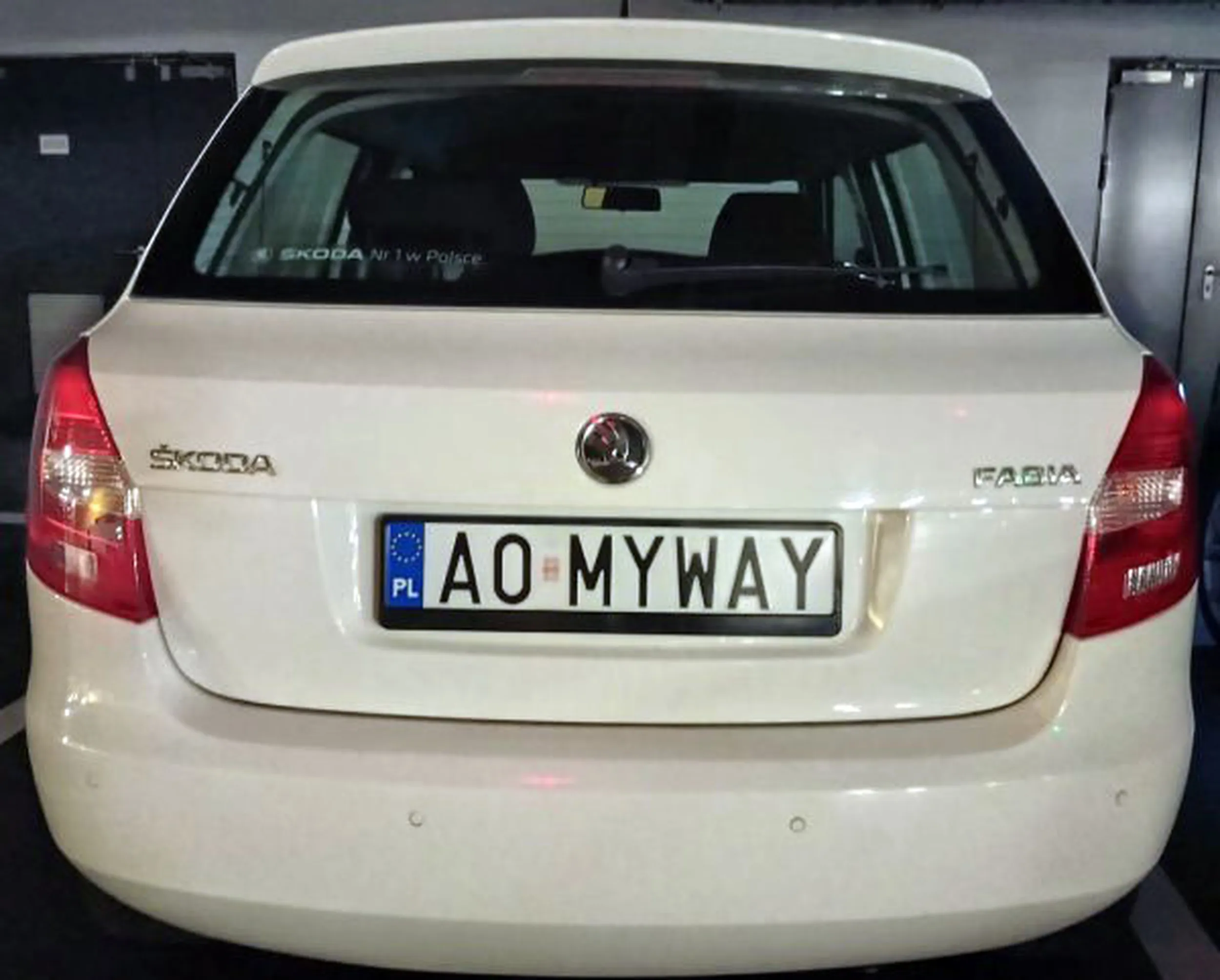 Fajny numer, blacha A0 MYWAY