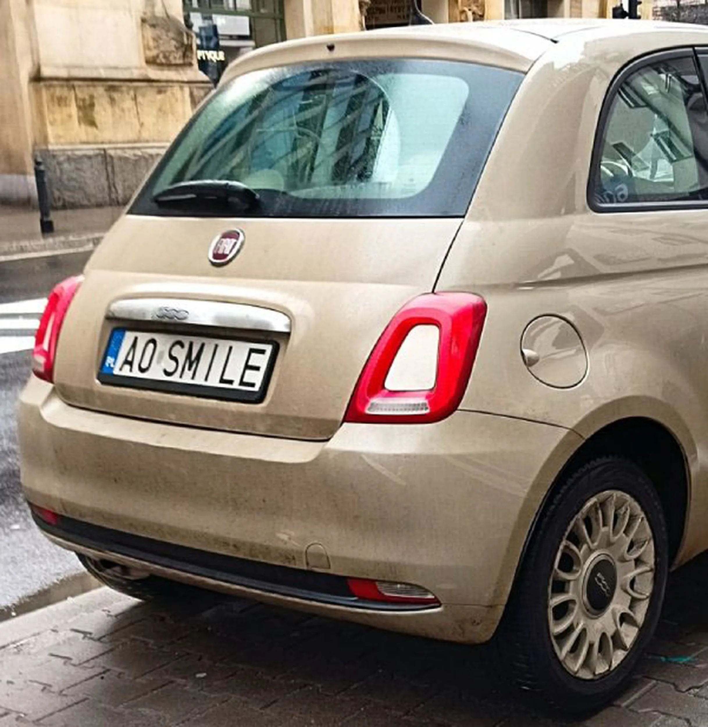 Fajny numer, blacha A0 SMILE