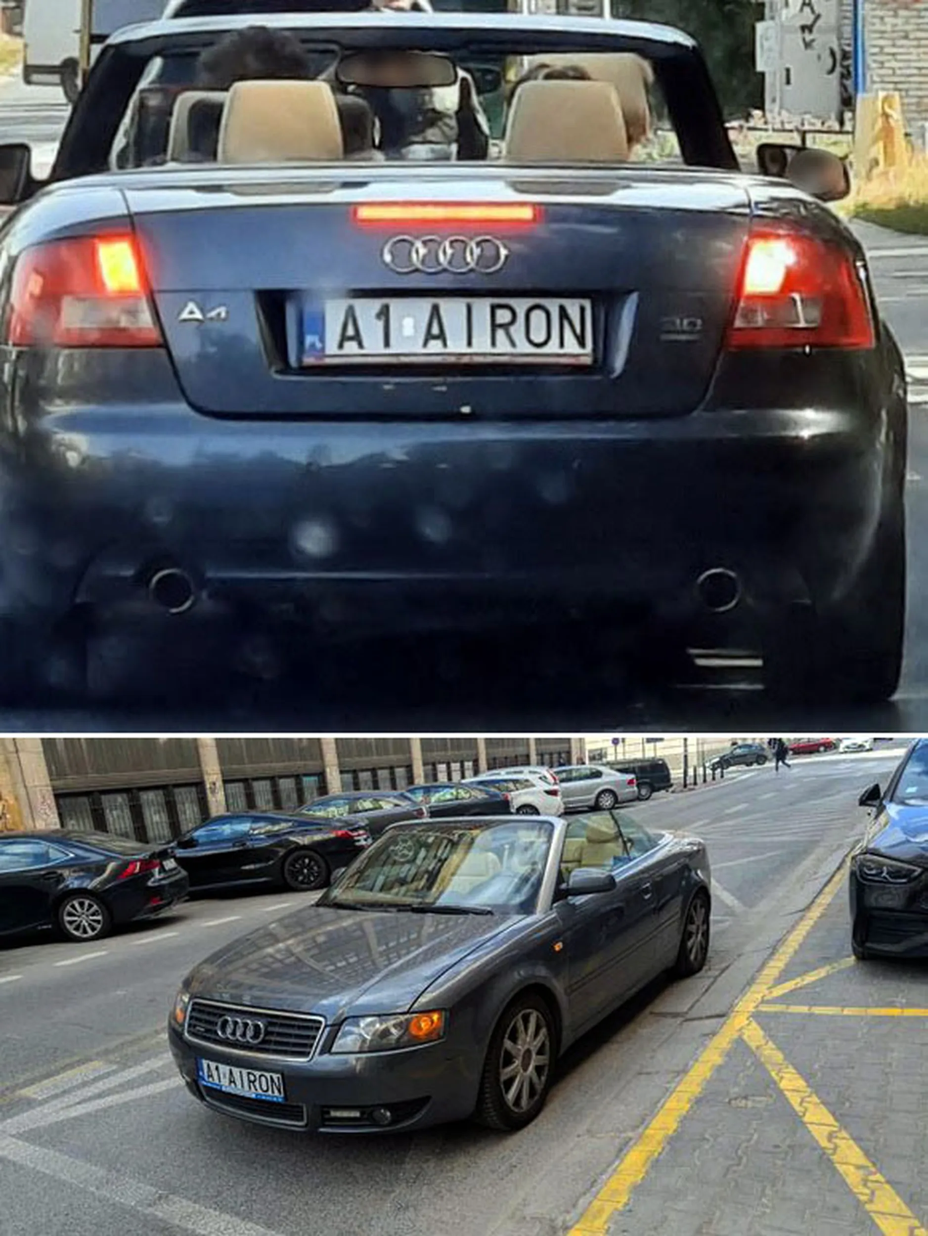 Fajny numer, blacha A1 AIRON