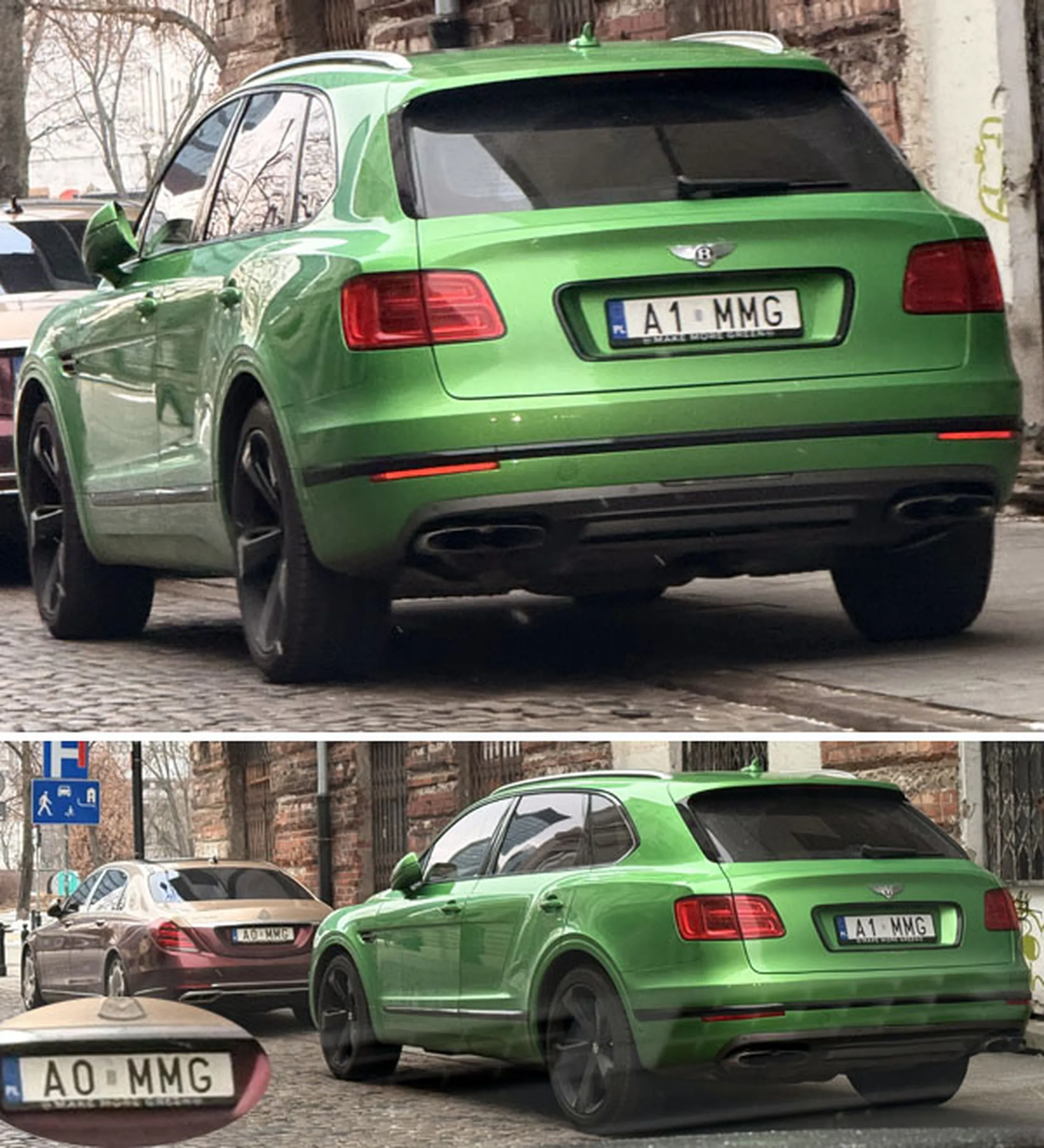 Fajny numer, blacha A1 MMG