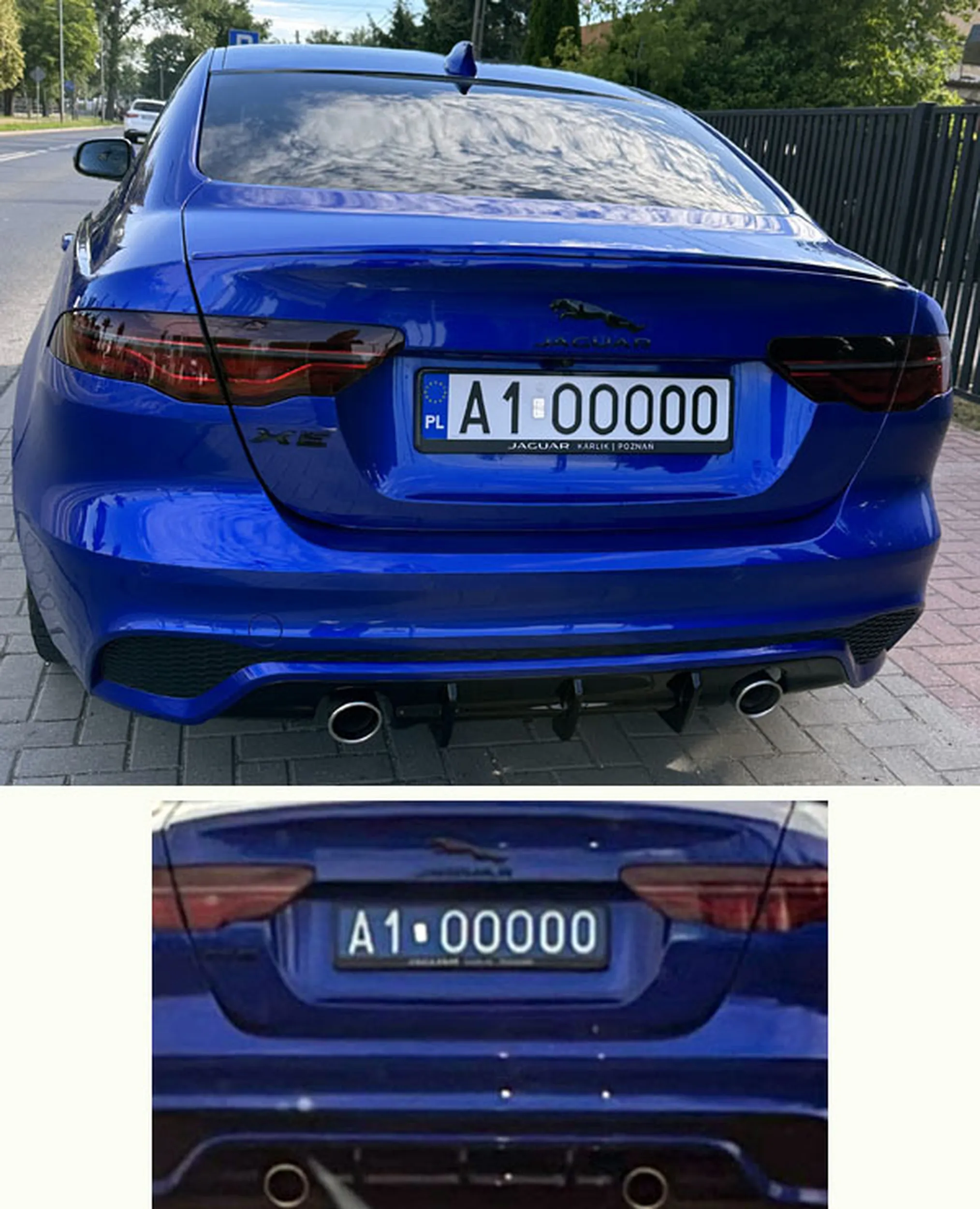 Fajny numer, blacha A1 OOO00