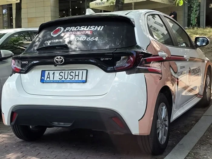 Fajny numer, blacha A1 SUSHI