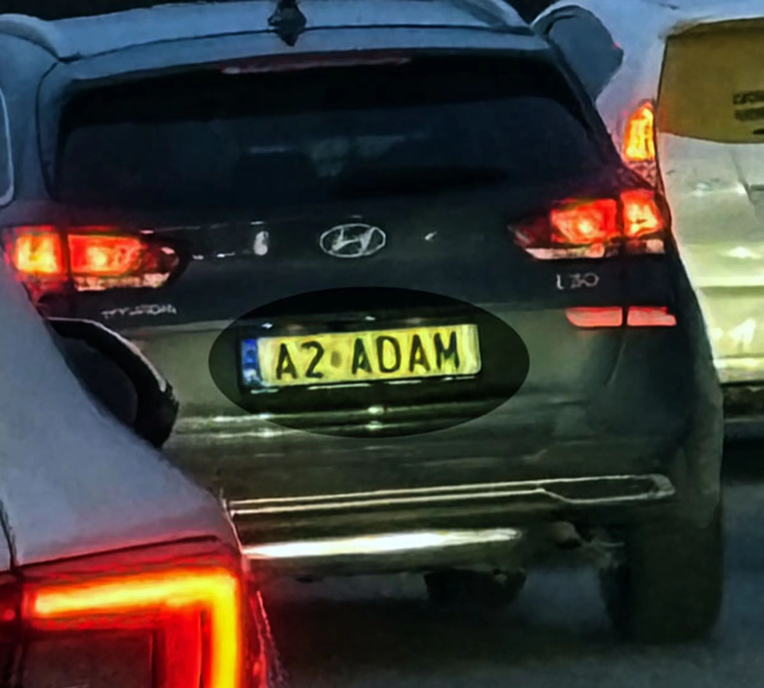 Fajny numer, blacha A2 ADAM