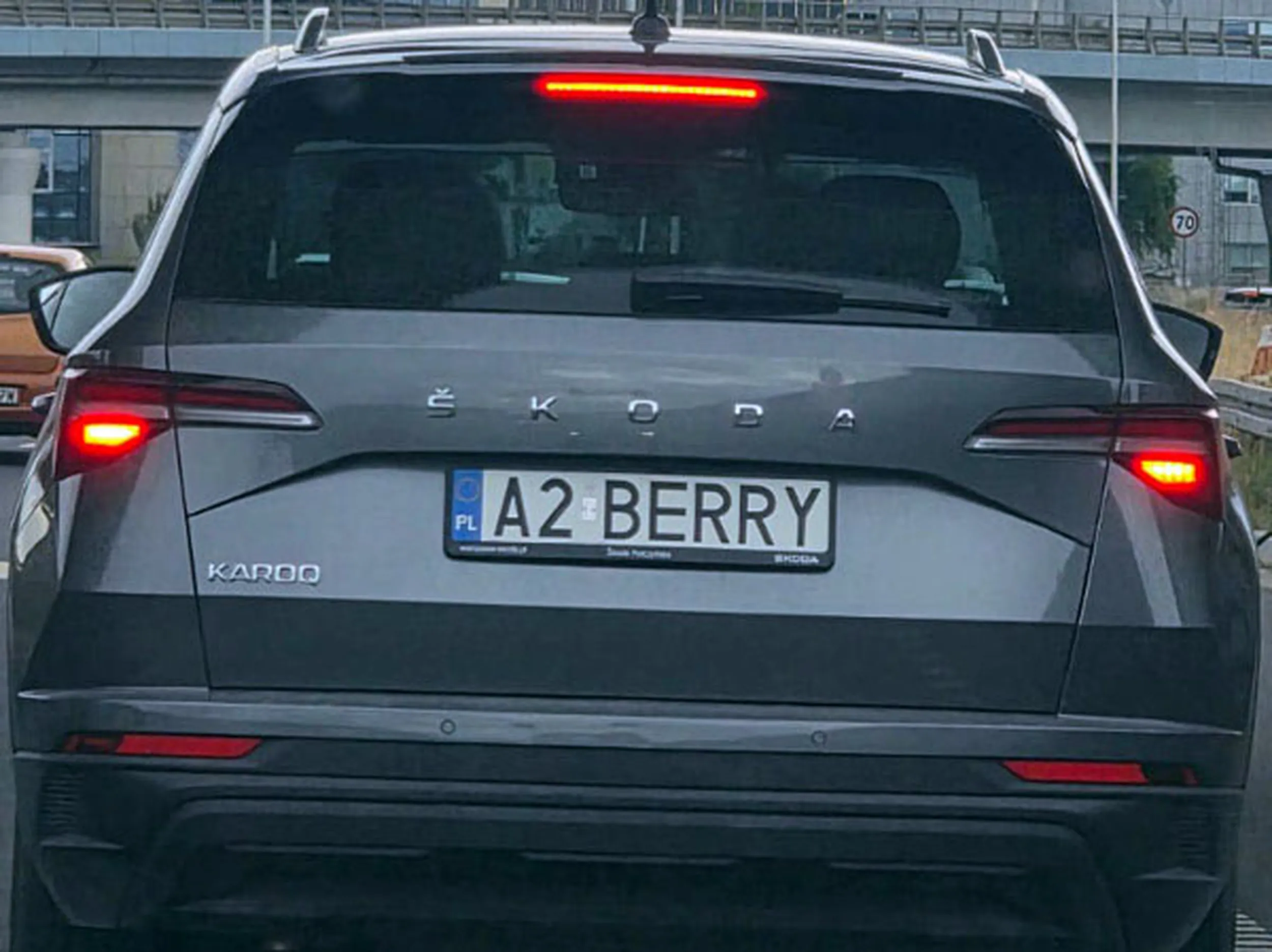 Fajny numer, blacha A2 BERRY