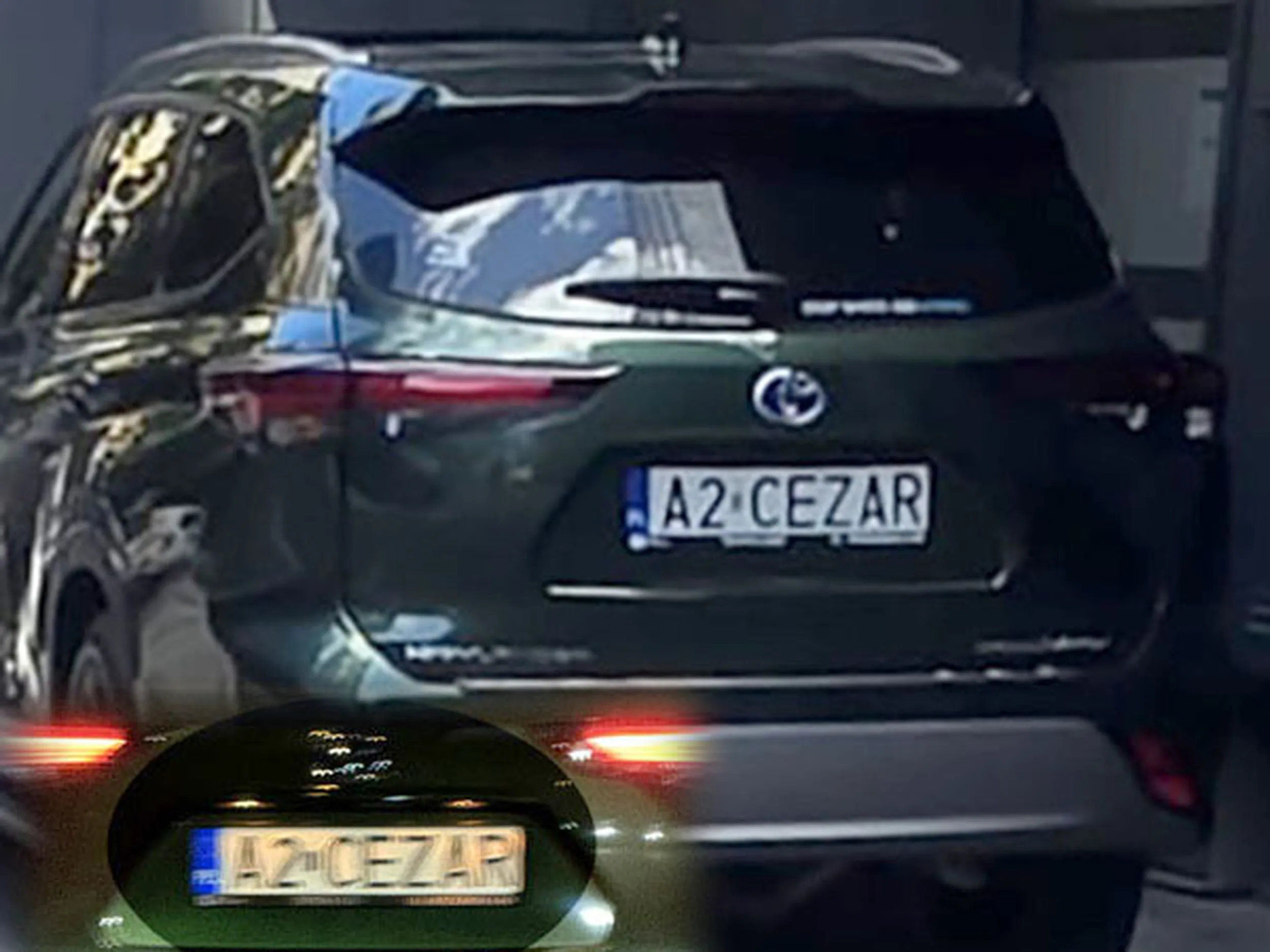 Fajny numer, blacha A2 CEZAR