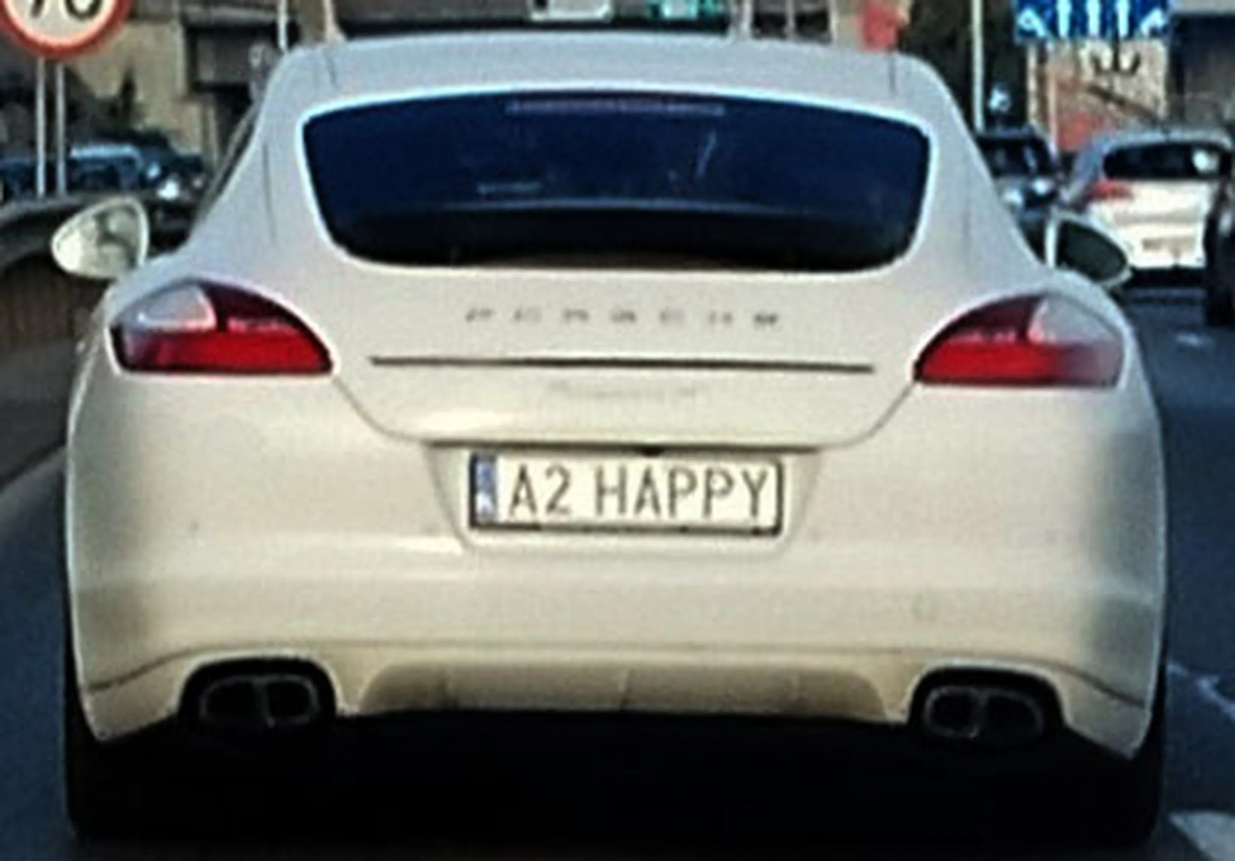 Fajny numer, blacha A2 HAPPY