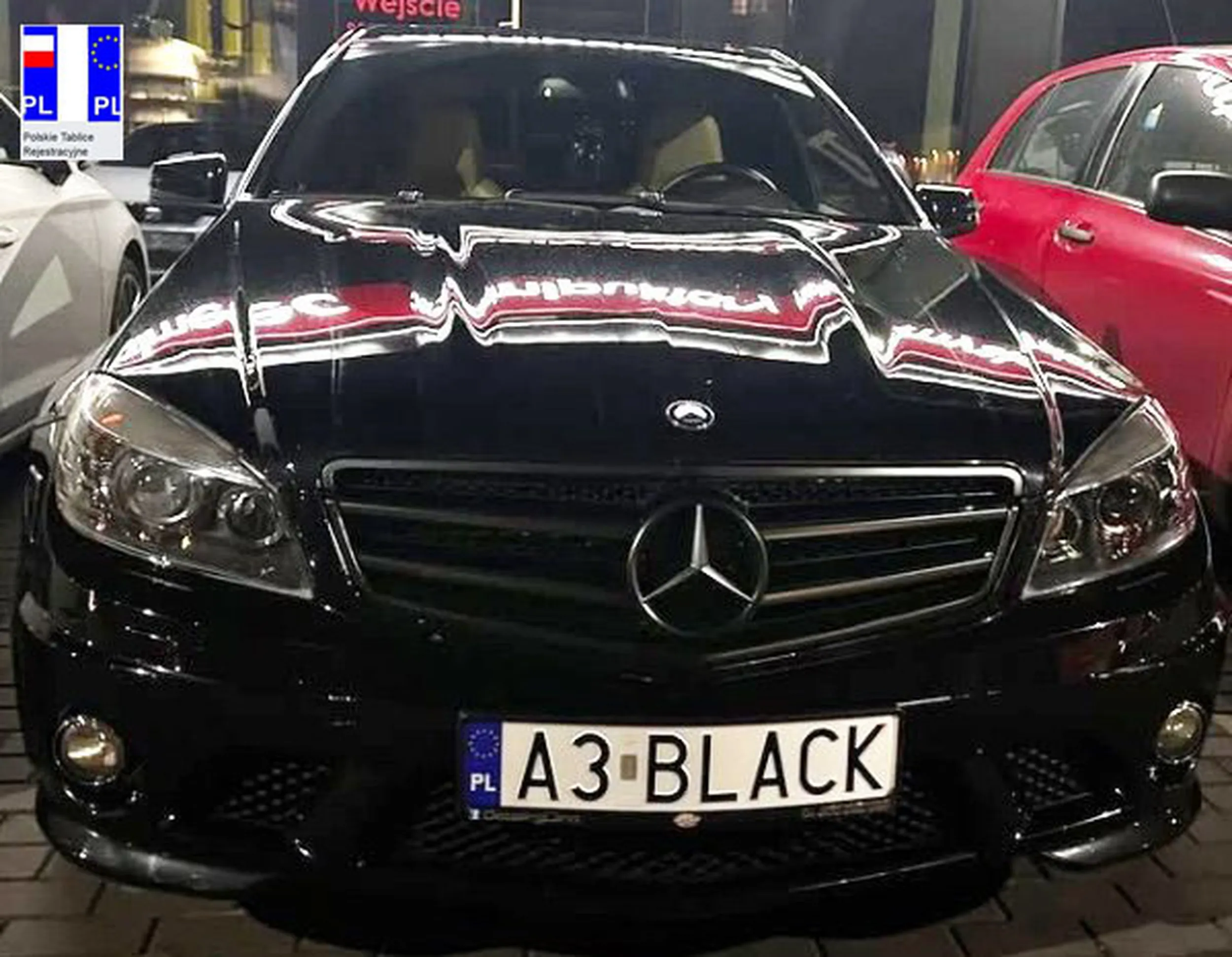 Fajny numer, blacha A3 BLACK