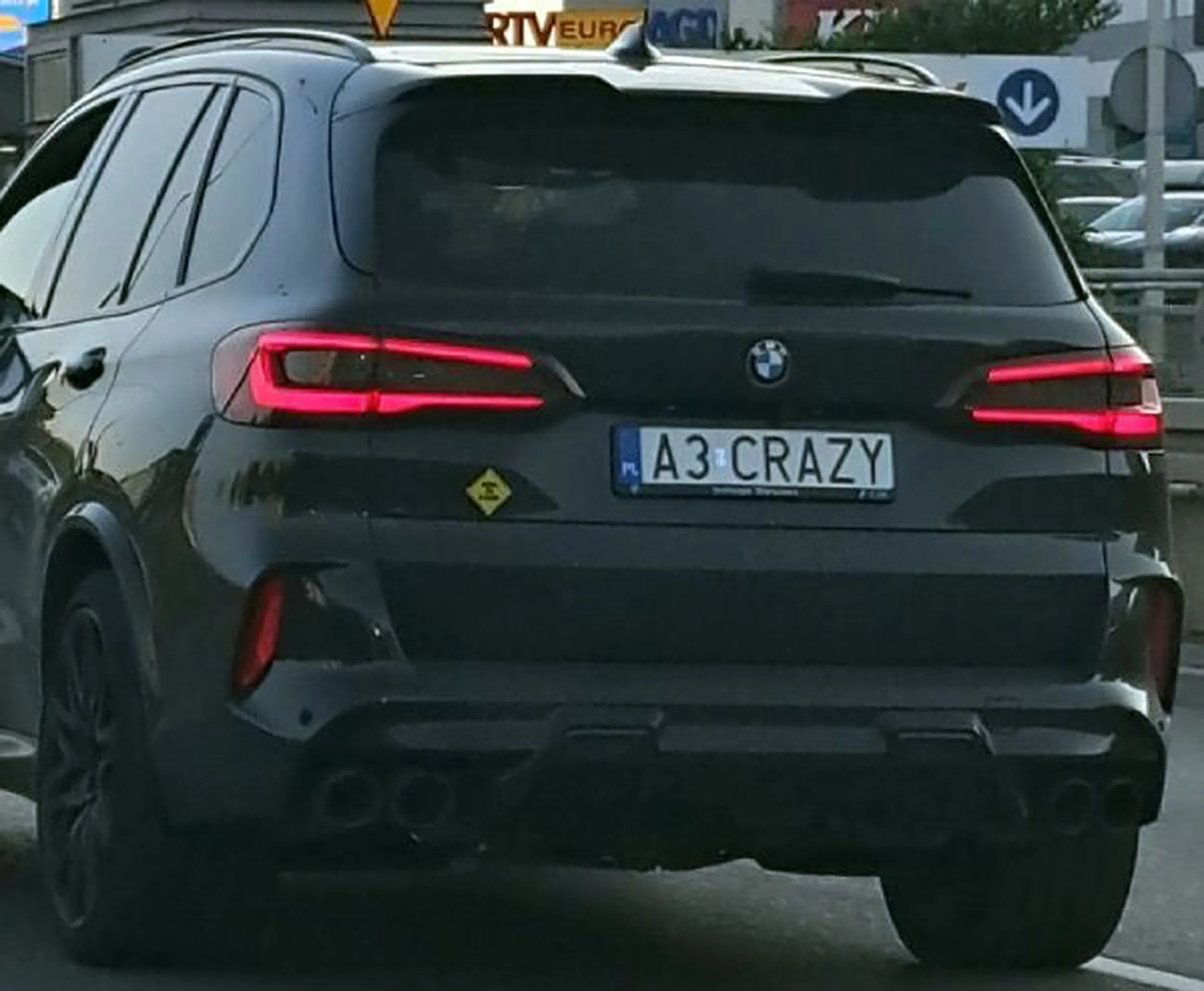 Fajny numer, blacha A3 CRAZY