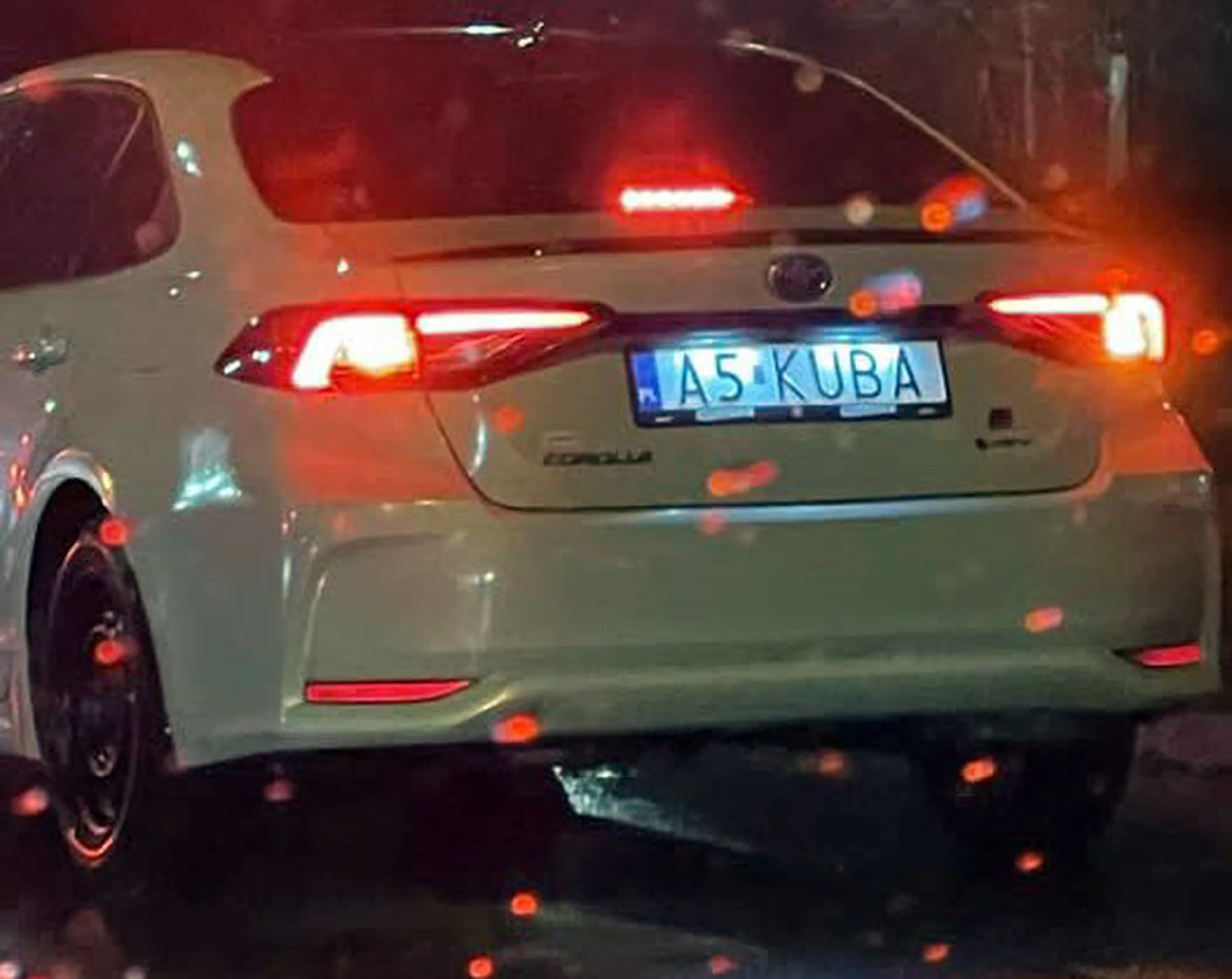 Fajny numer, blacha A5 KUBA