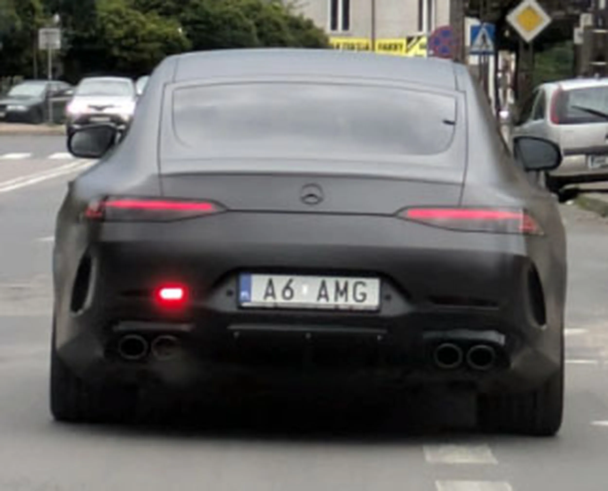 Fajny numer, blacha A6 AMG