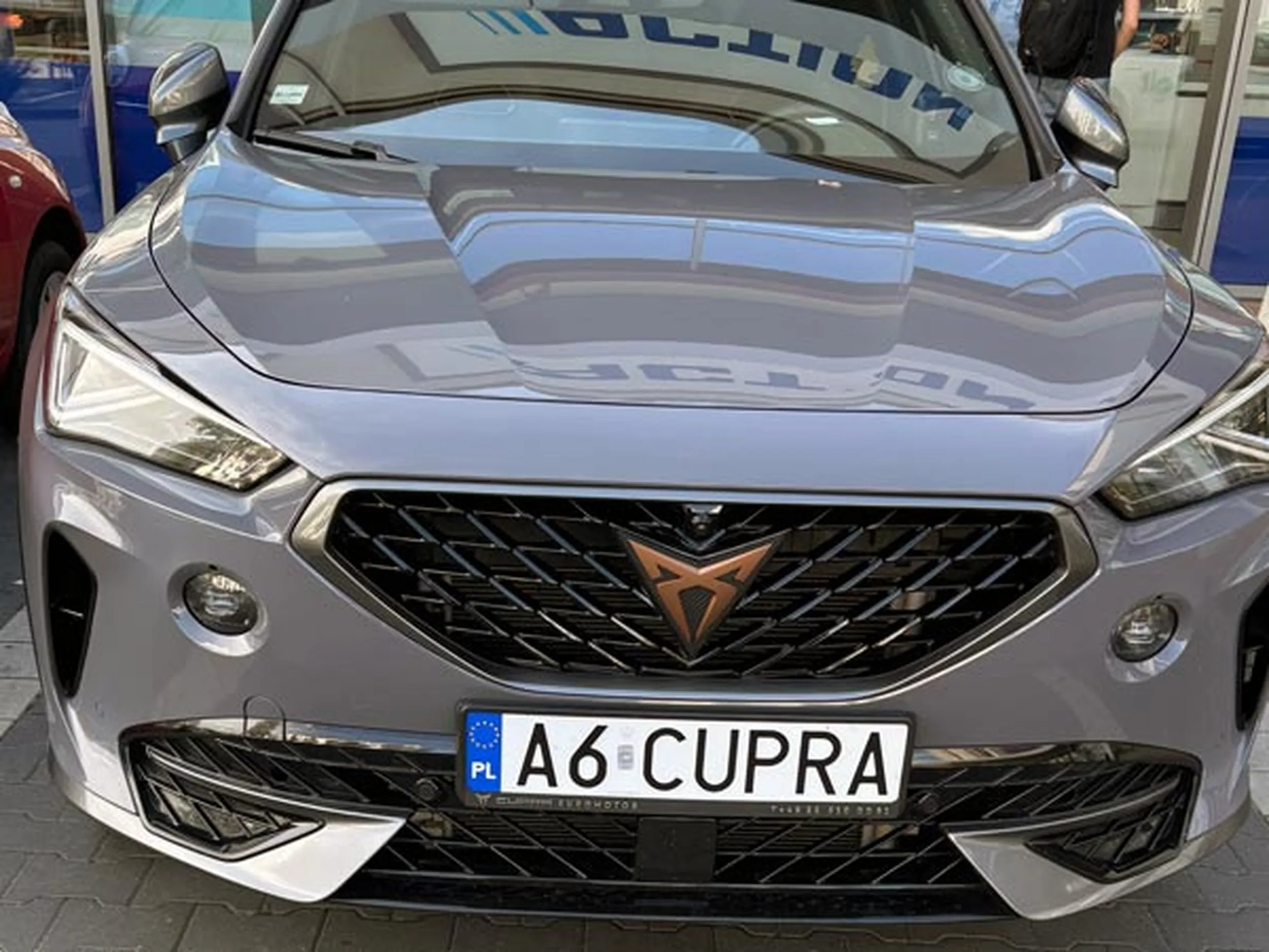 Fajny numer, blacha A6 CUPRA