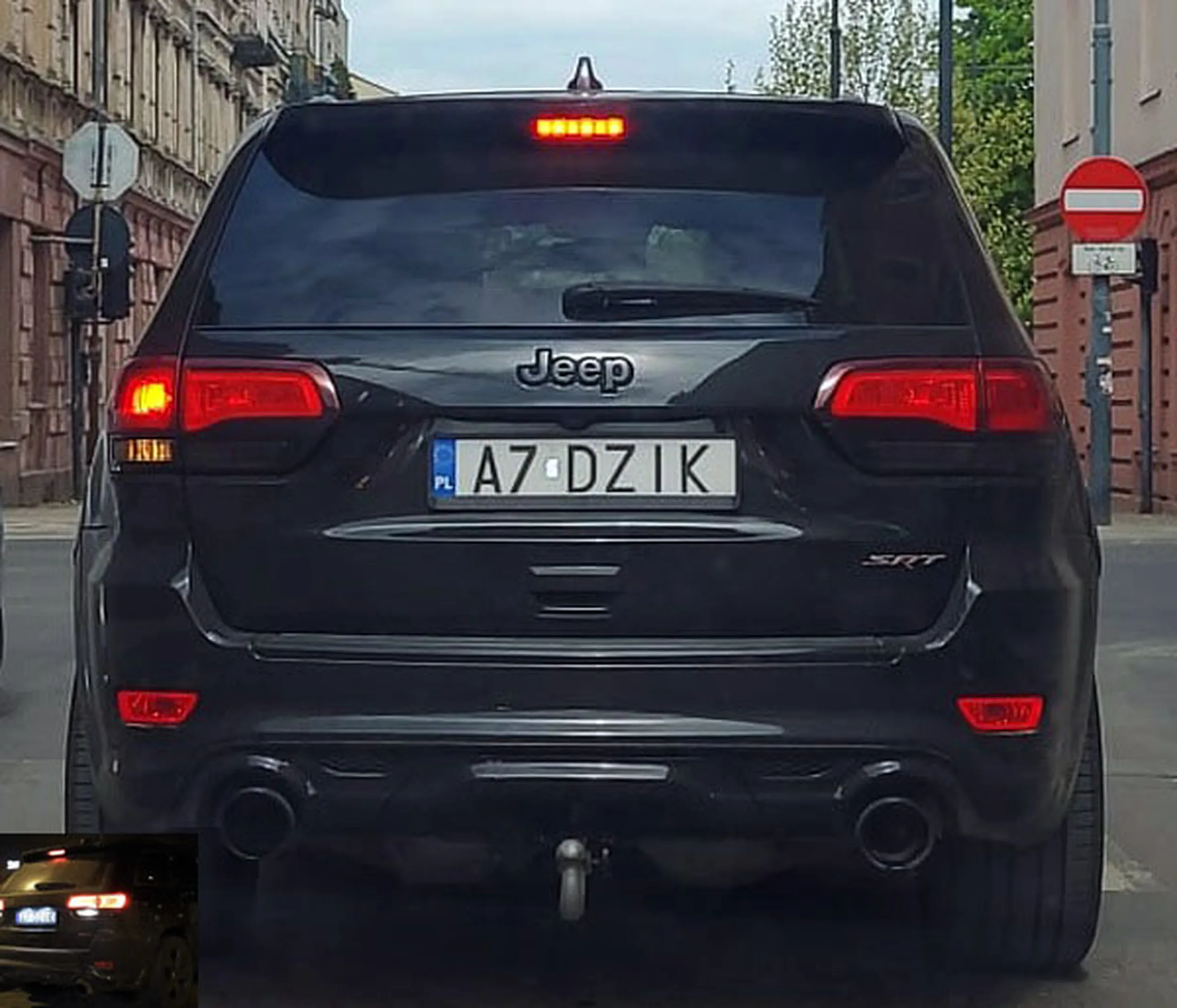 Fajny numer, blacha A7 DZIK