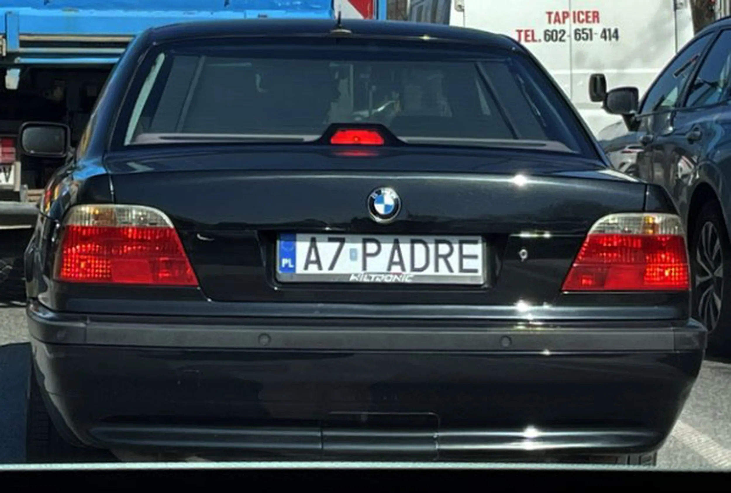 Fajny numer, blacha A7 PADRE