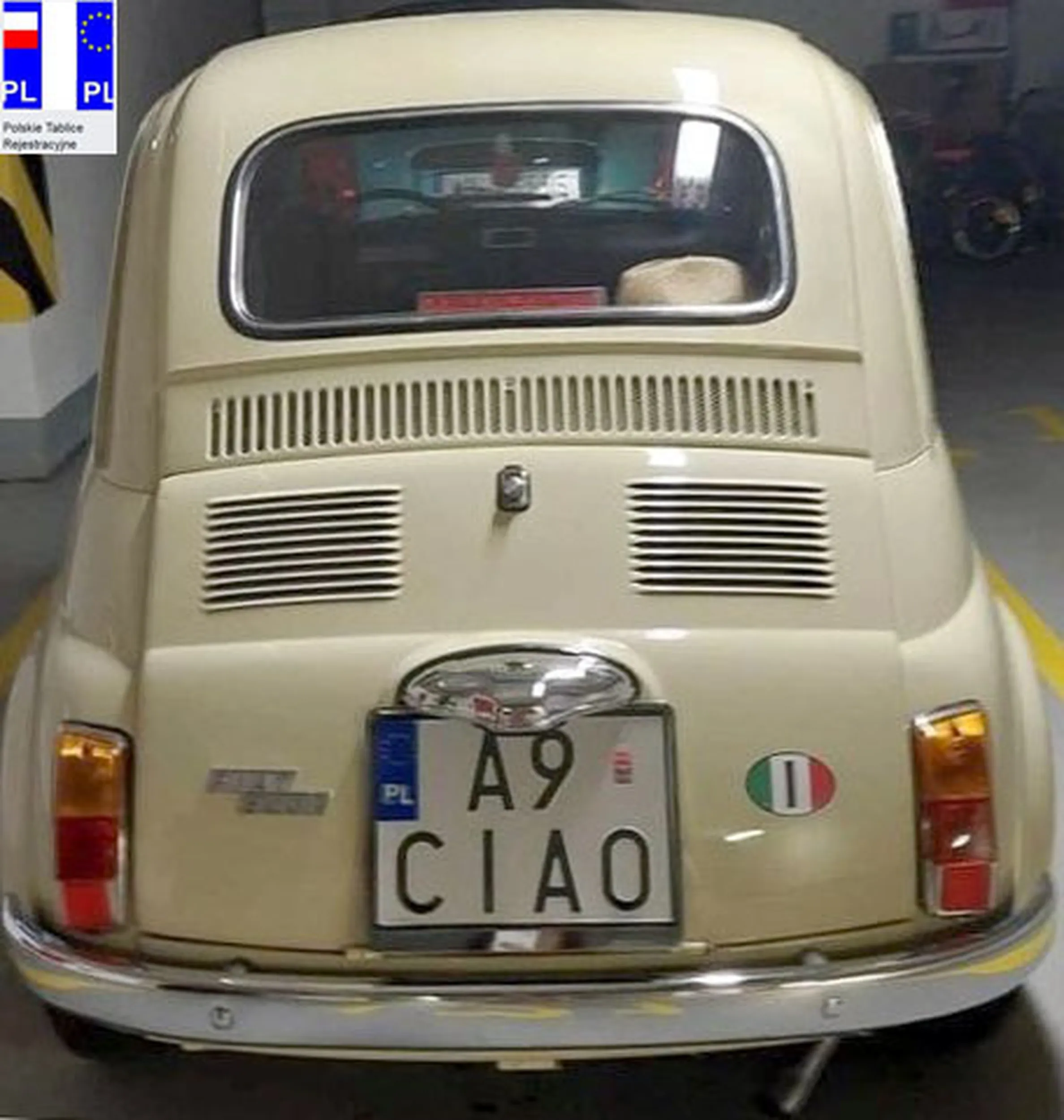 Fajny numer, blacha A9 CIAO