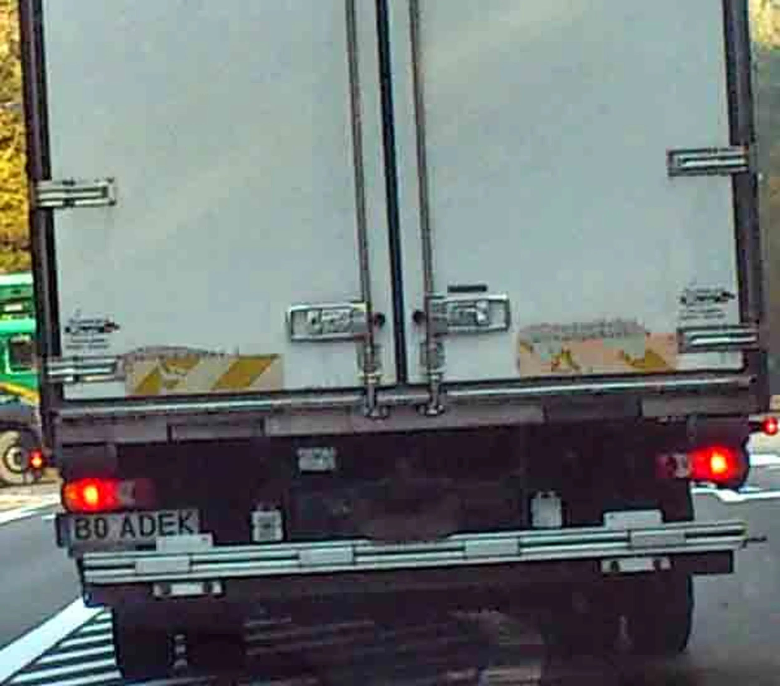 Fajny numer, blacha B0 ADEK