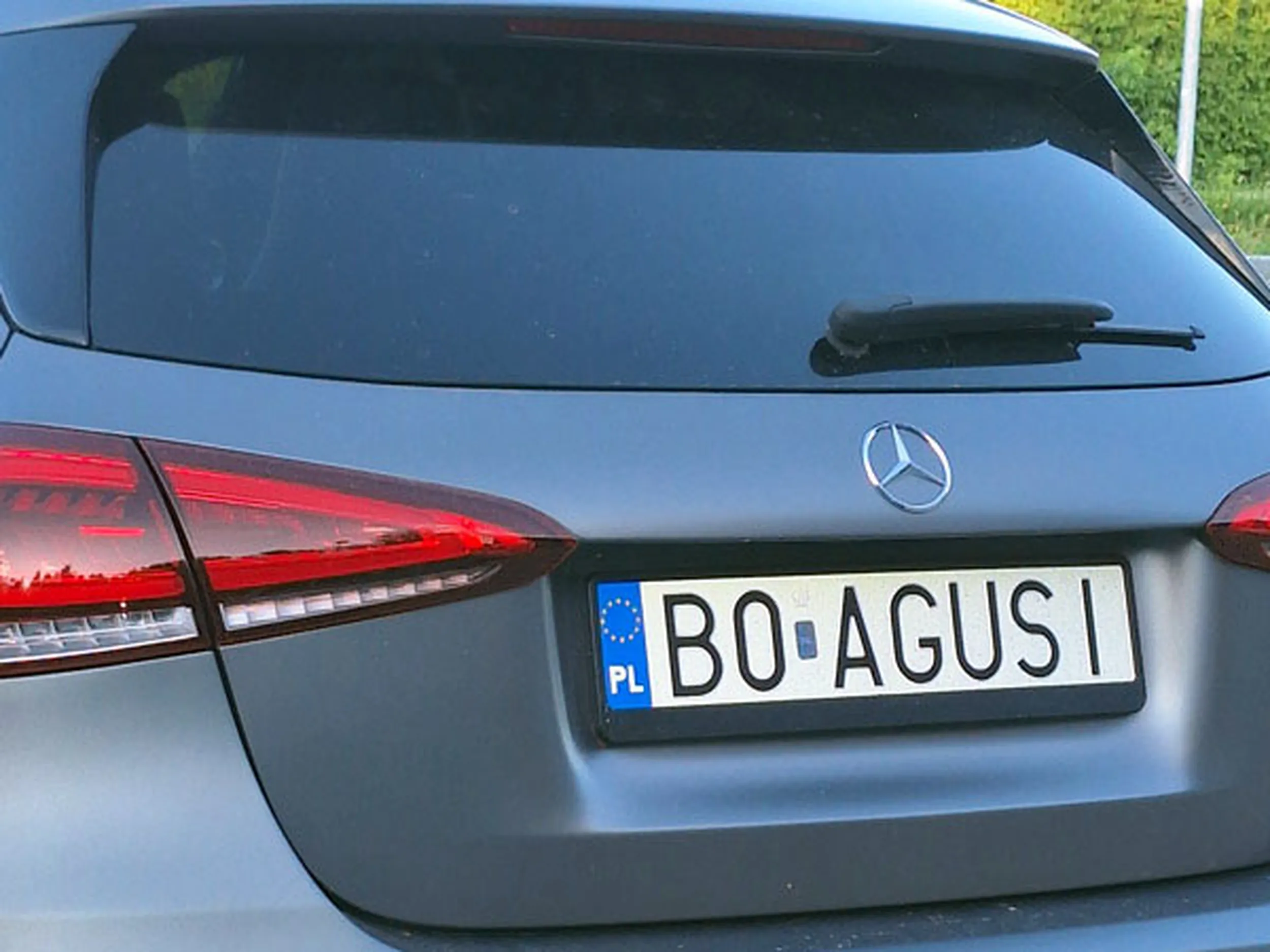 Fajny numer, blacha B0 AGUSI