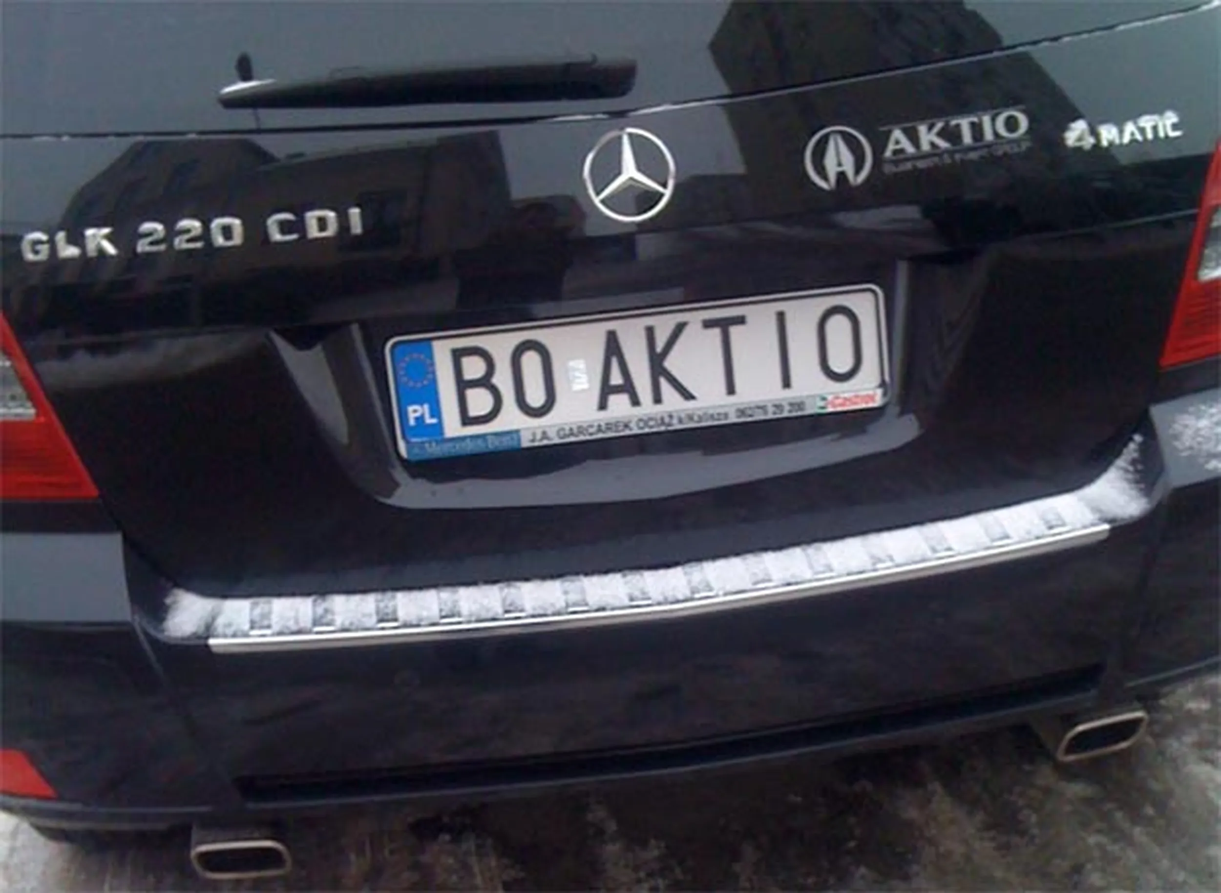 Fajny numer, blacha B0 AKTIO