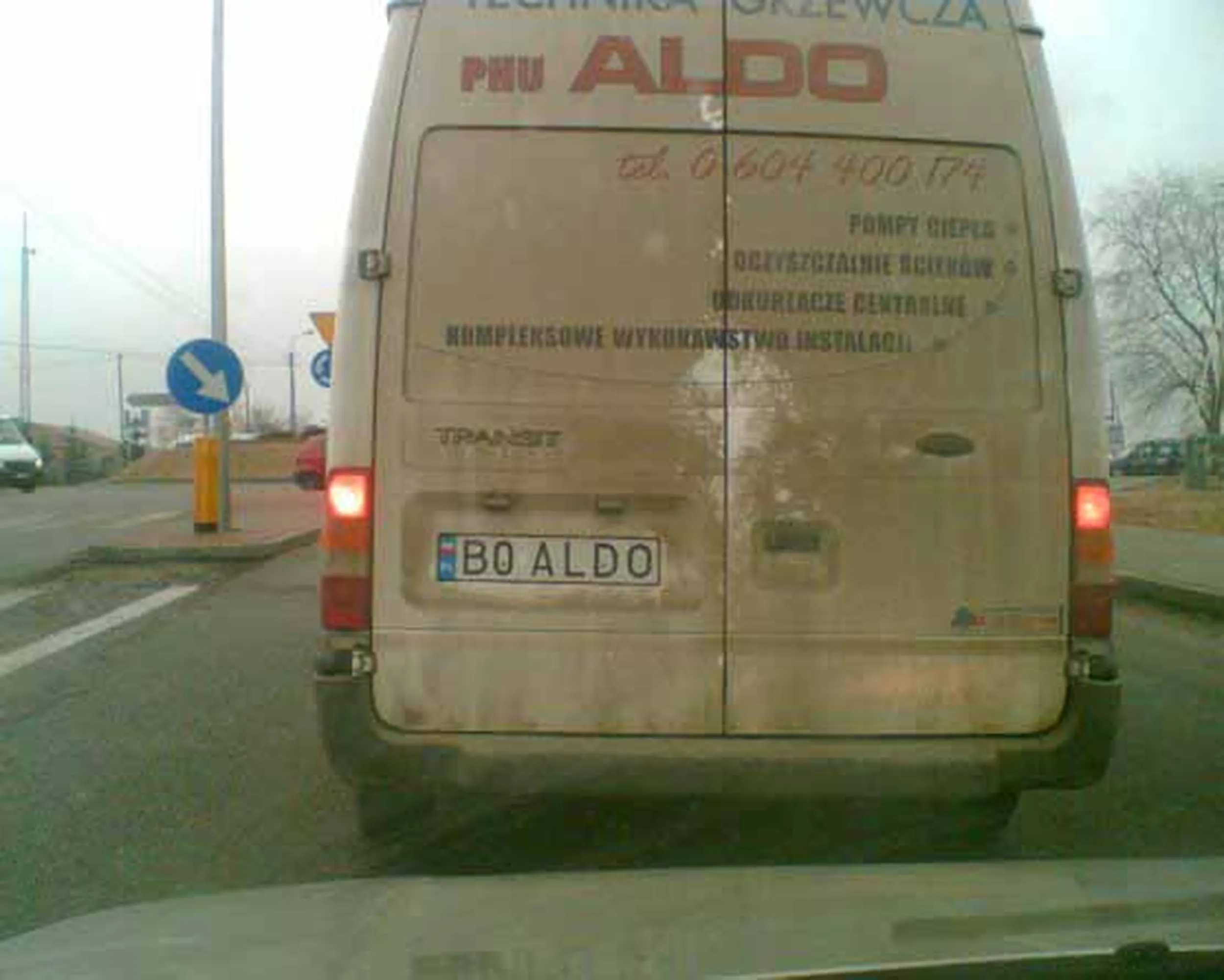 Fajny numer, blacha B0 ALDO