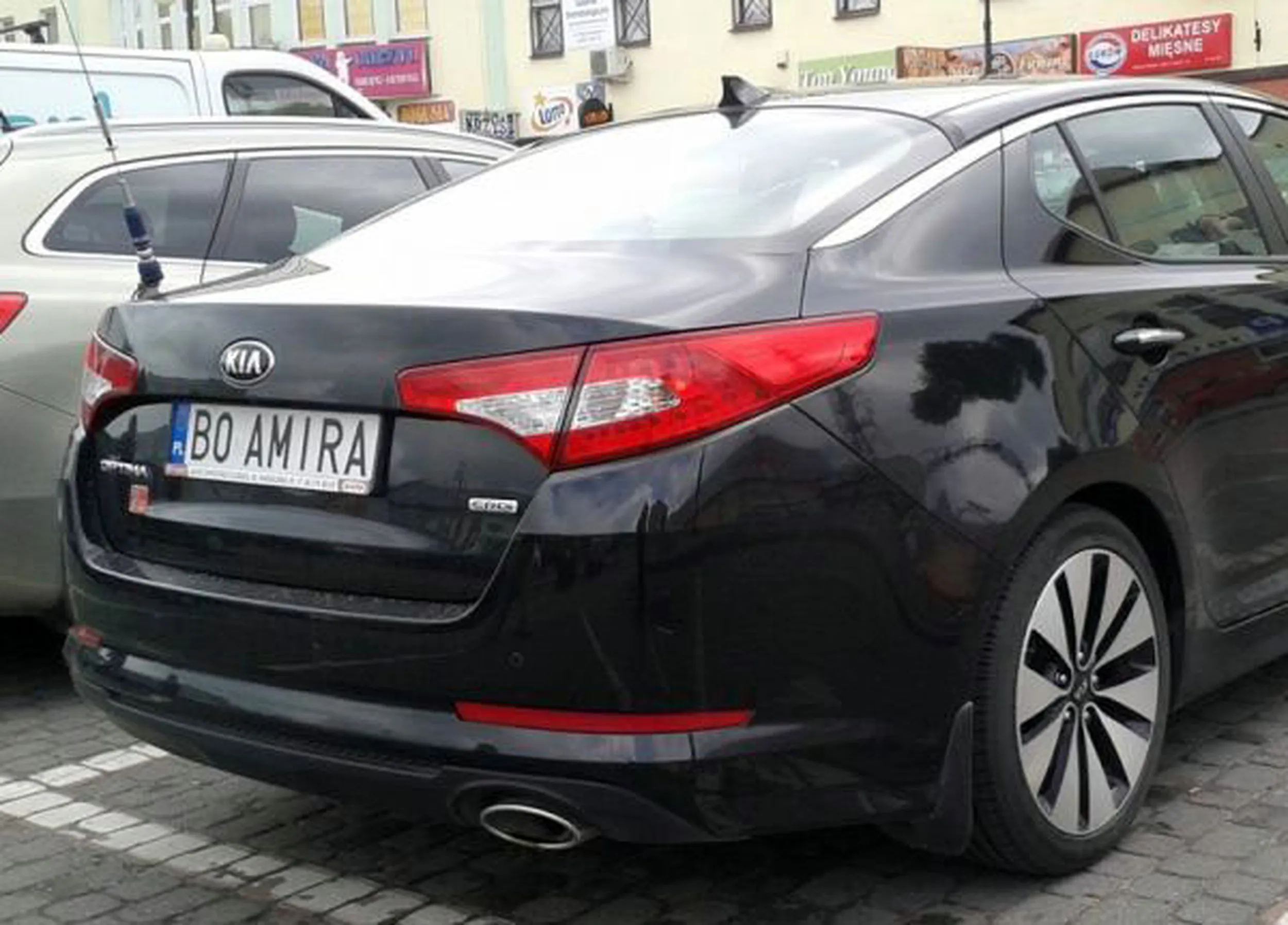 Fajny numer, blacha B0 AMIRA