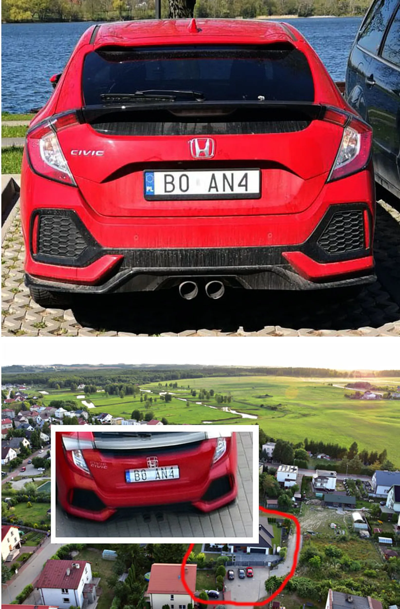 Fajny numer, blacha B0 AN4