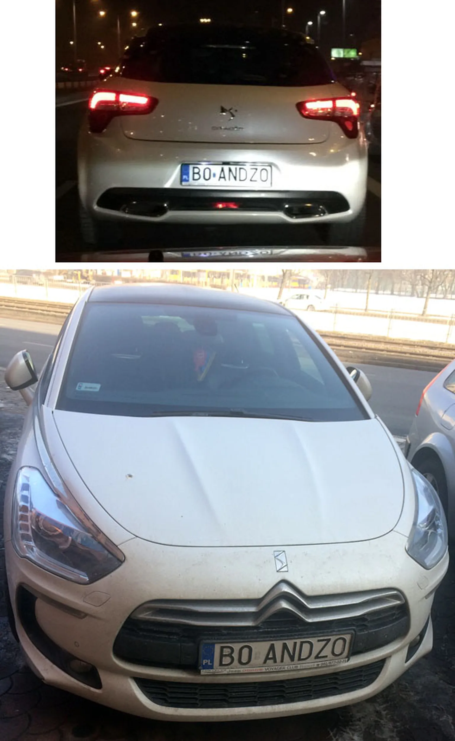 Fajny numer, blacha B0 ANDZO