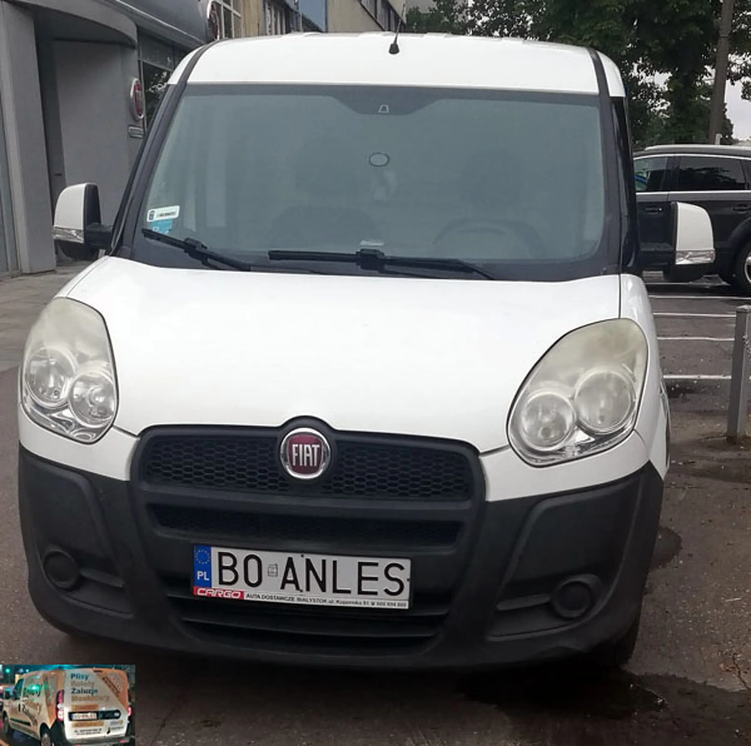 Fajny numer, blacha B0 ANLES