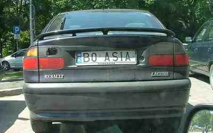 Fajny numer, blacha B0 ASIA