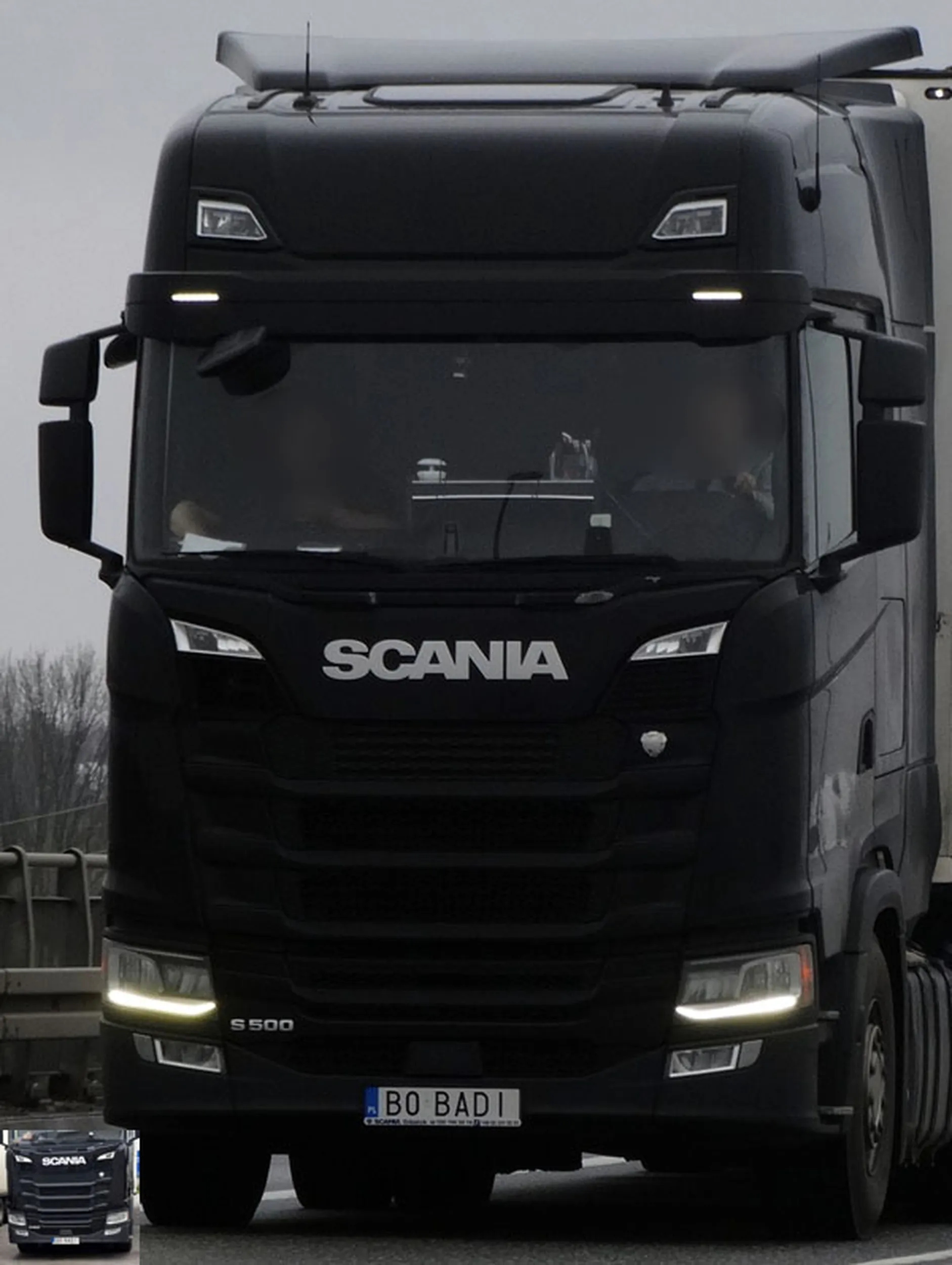 Fajny numer, blacha B0 BADI