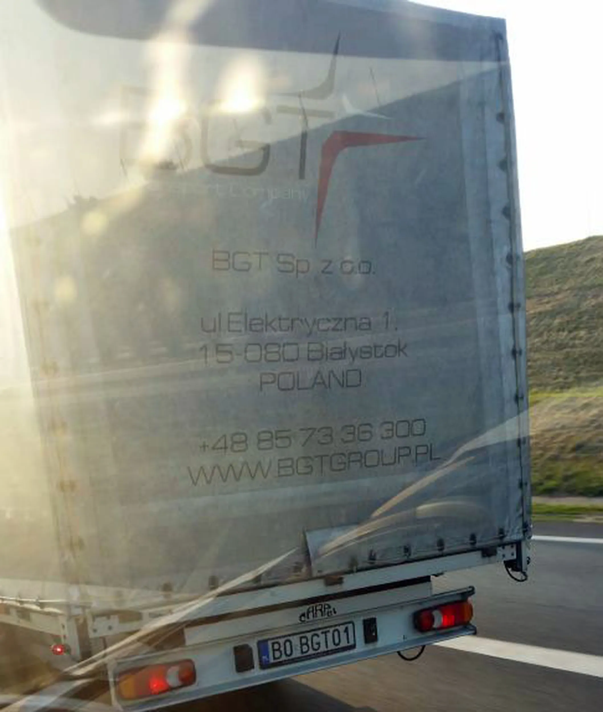 Fajny numer, blacha B0 BGT01