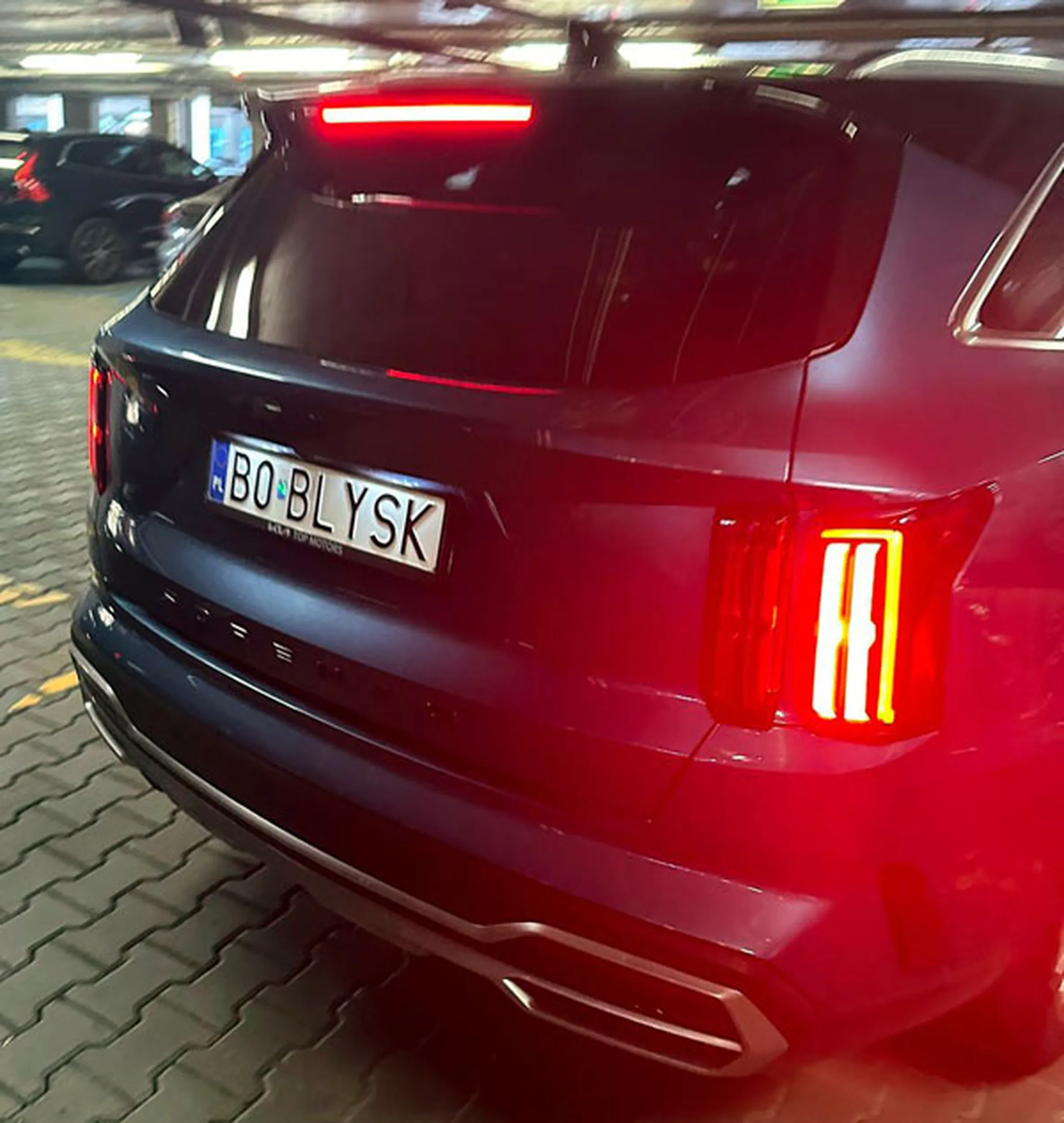 Fajny numer, blacha B0 BLYSK