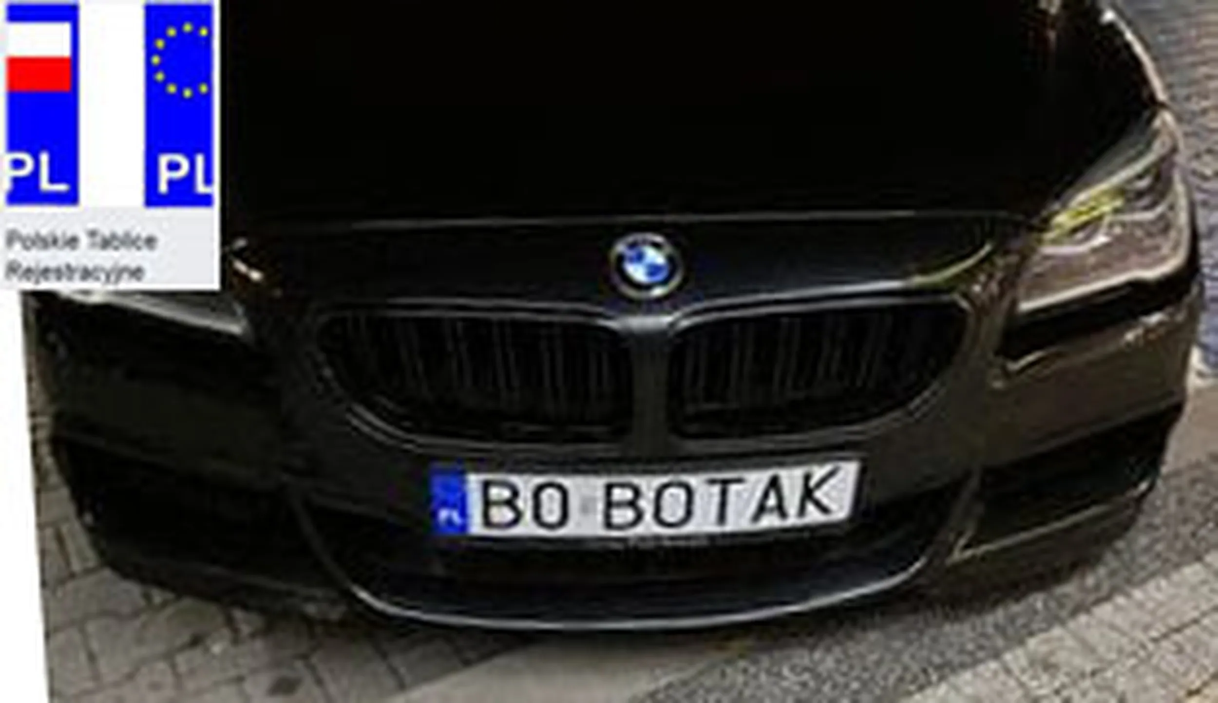 Fajny numer, blacha B0 BOTAK