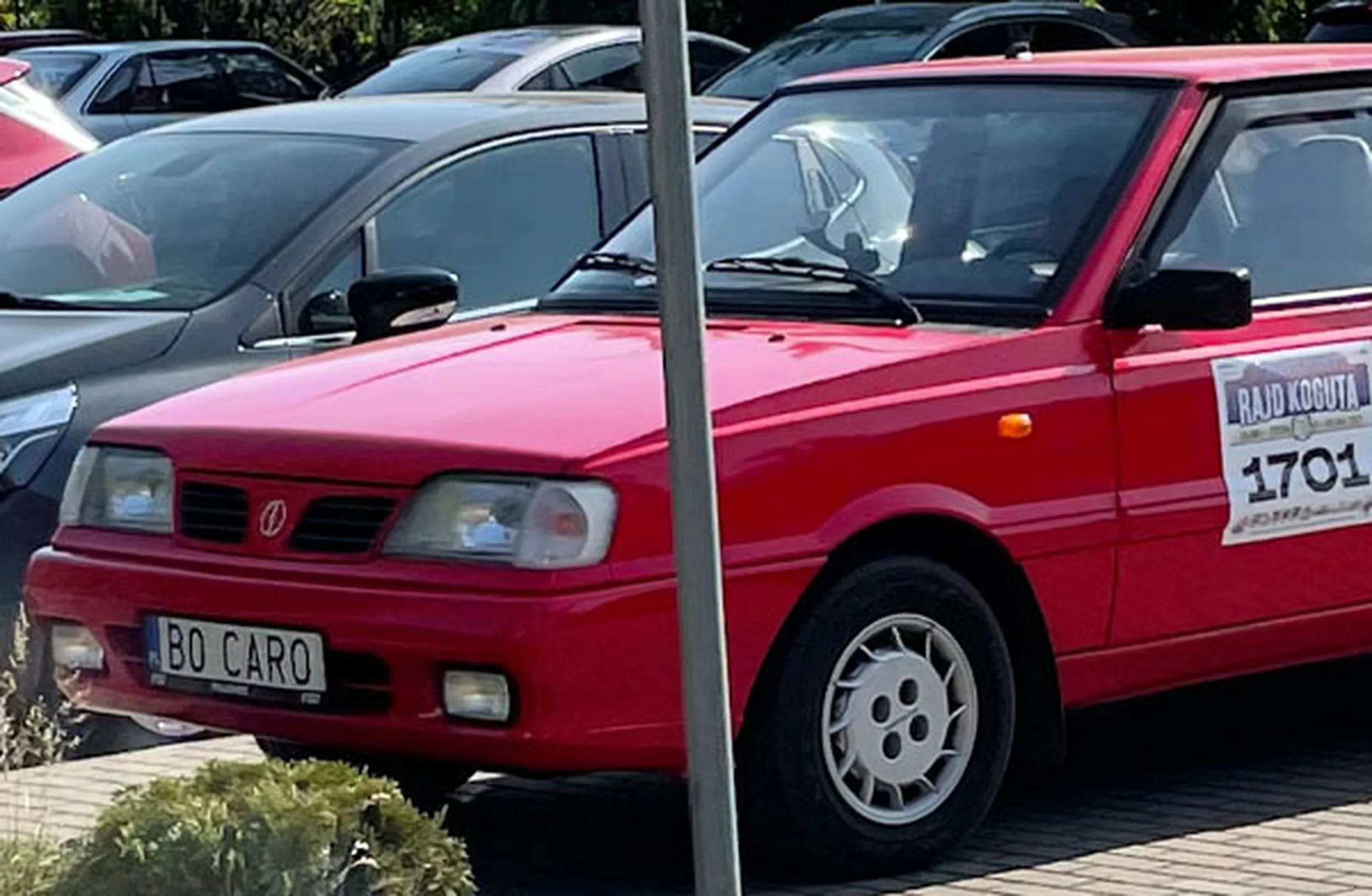 Fajny numer, blacha B0 CARO