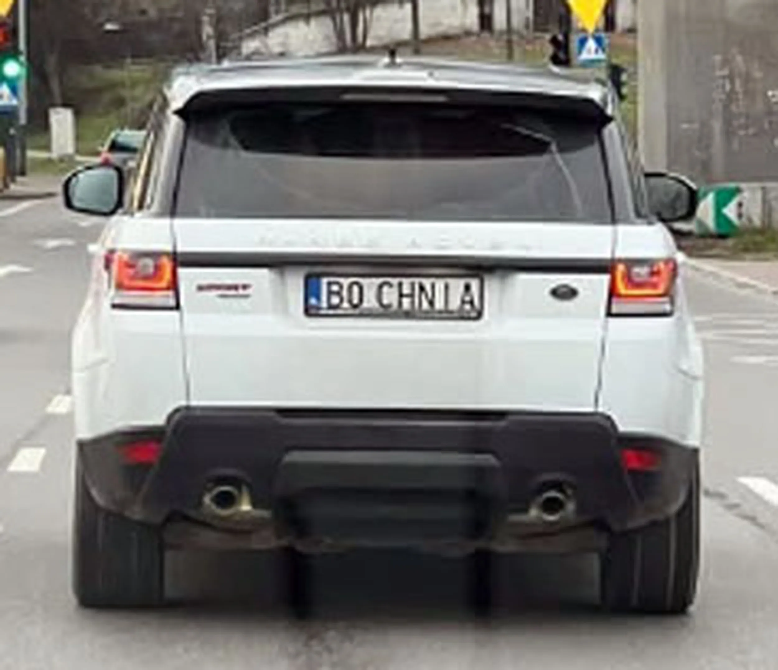 Fajny numer, blacha B0 CHNIA