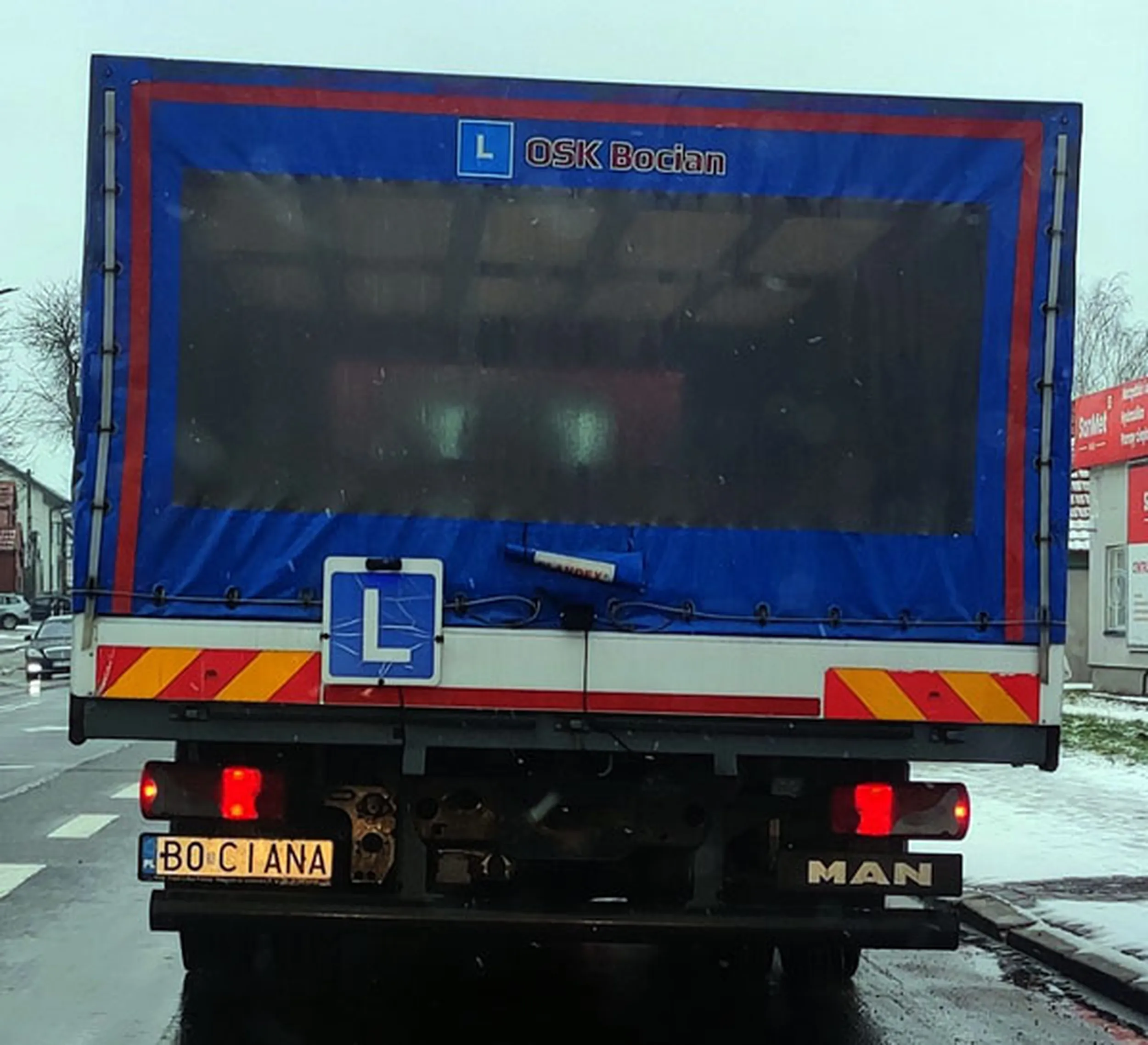 Fajny numer, blacha B0 CIANA