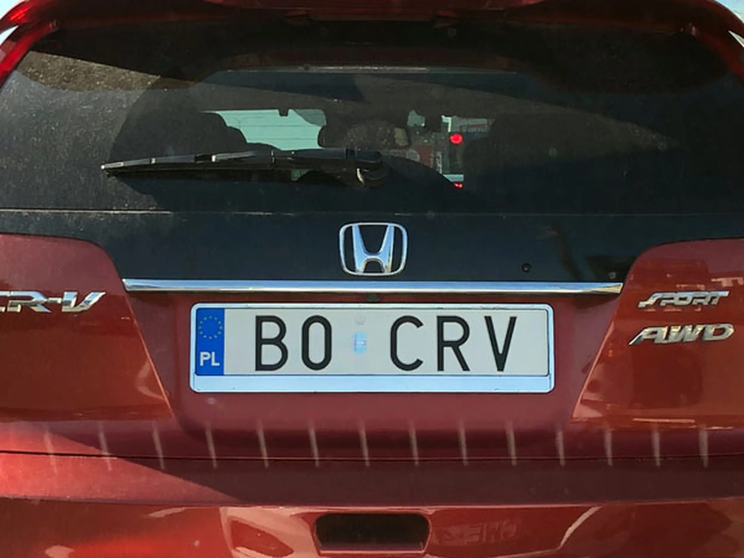 Fajny numer, blacha B0 CRV