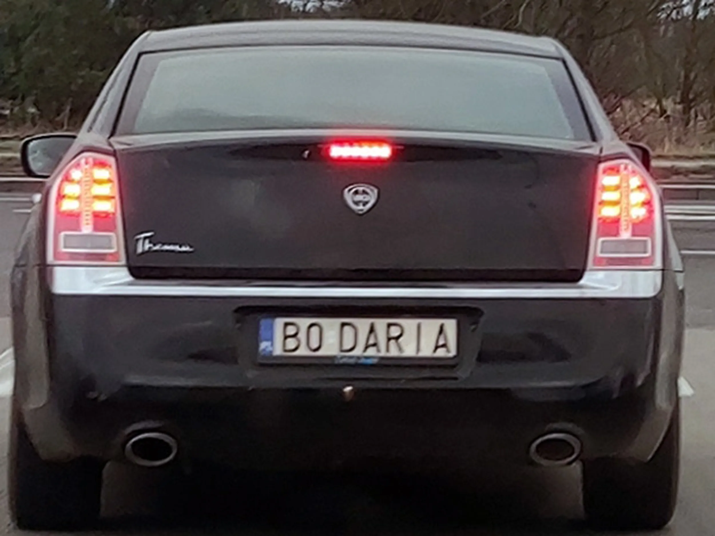 Fajny numer, blacha B0 DARIA