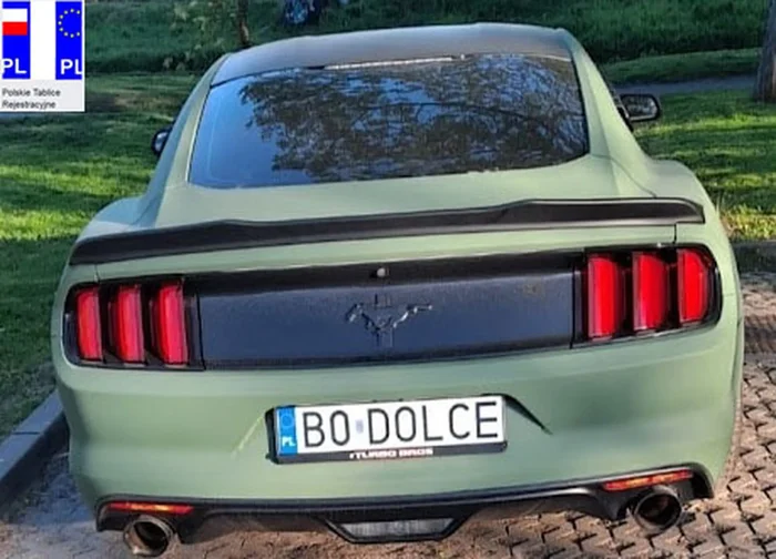 Fajny numer, blacha B0 DOLCE