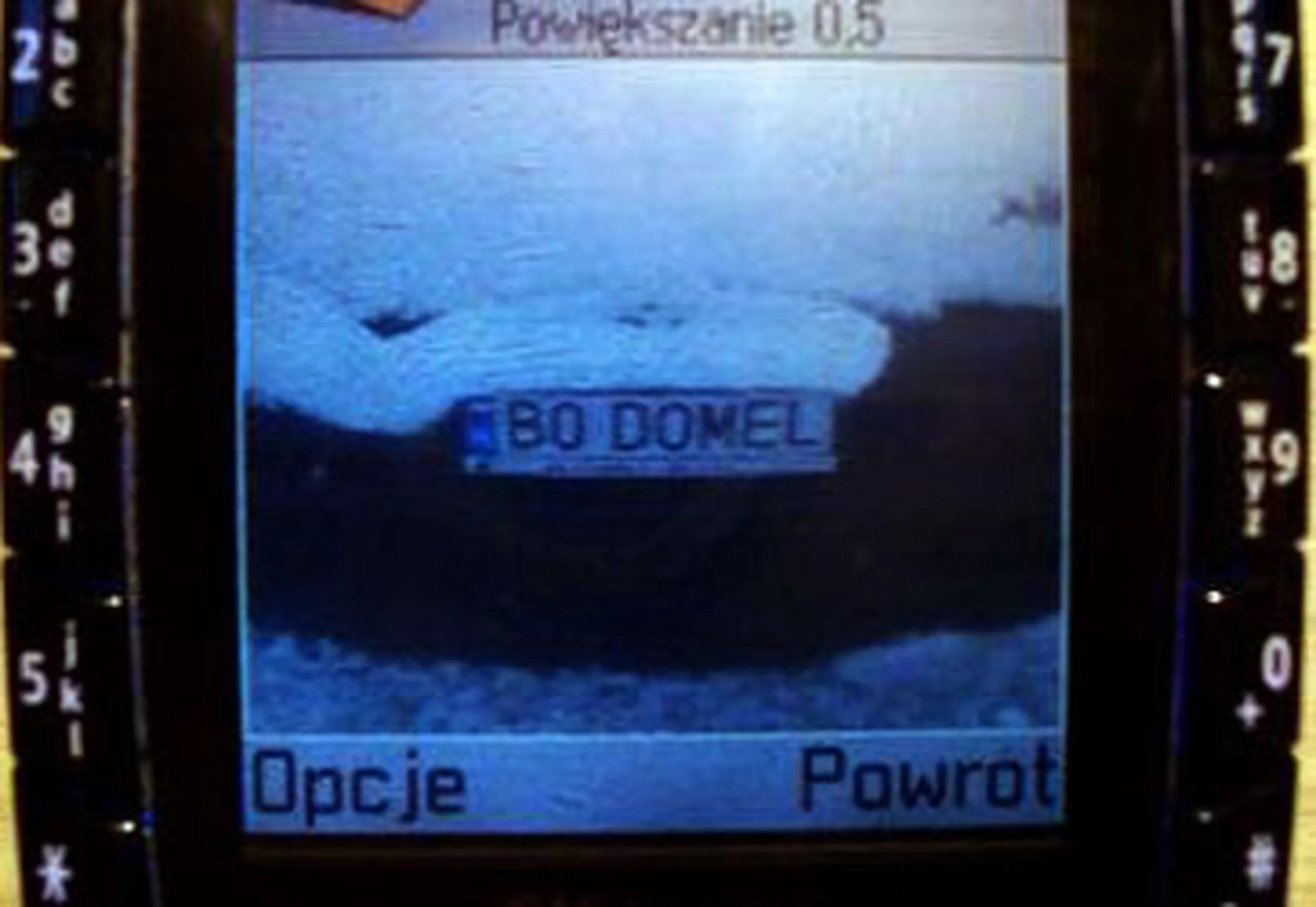 Fajny numer, blacha B0 DOMEL