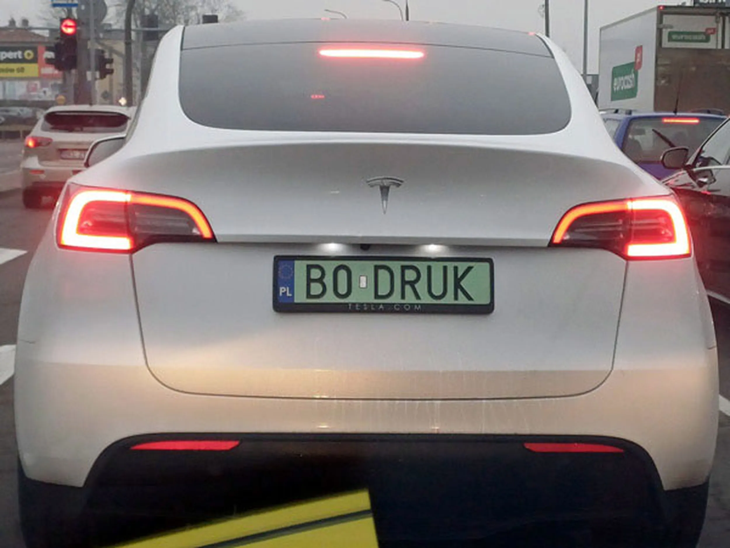 Fajny numer, blacha B0 DRUK