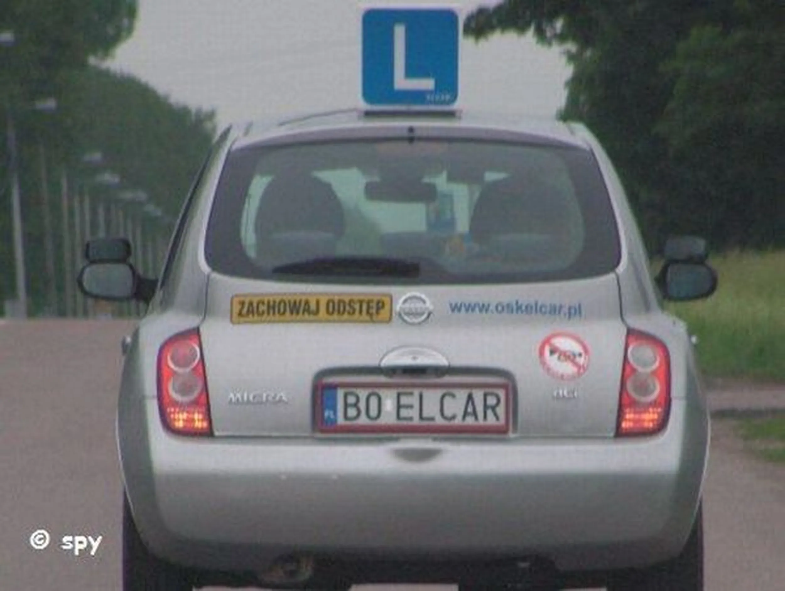 Fajny numer, blacha B0 ELCAR