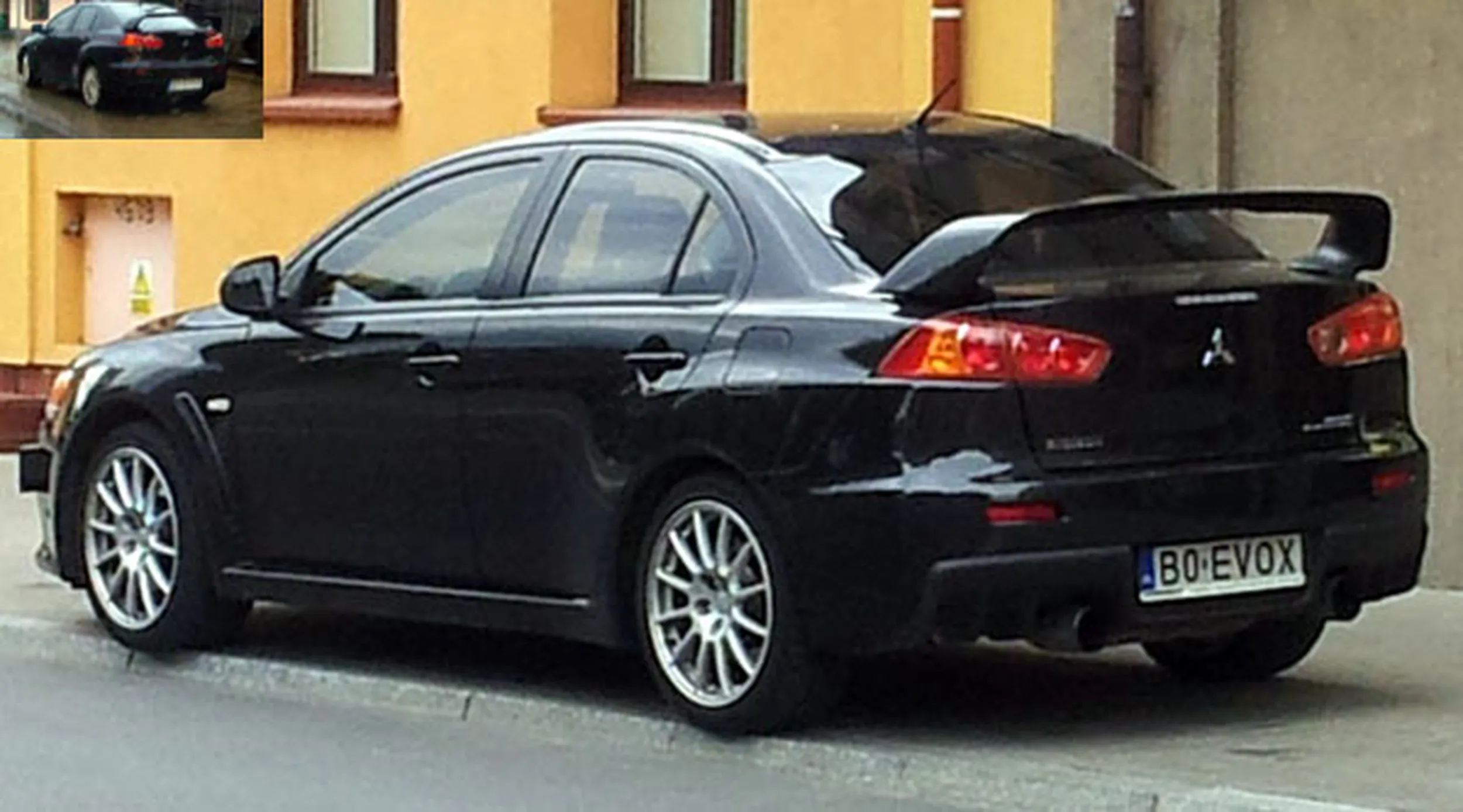 Fajny numer, blacha B0 EVOX