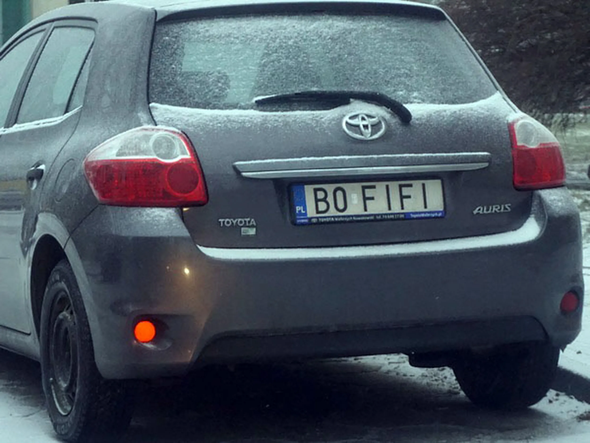 Fajny numer, blacha B0 FIFI