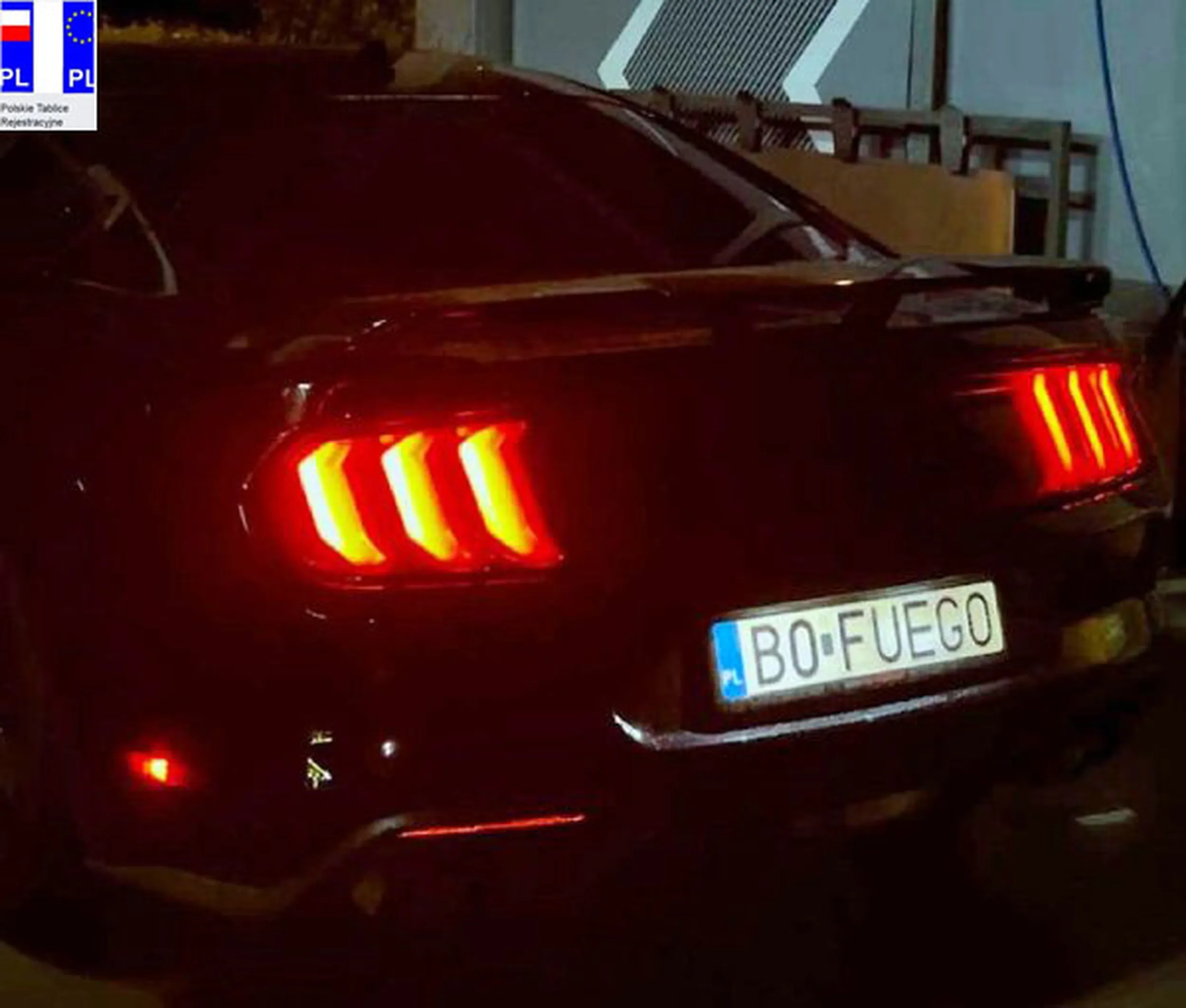 Fajny numer, blacha B0 FUEGO