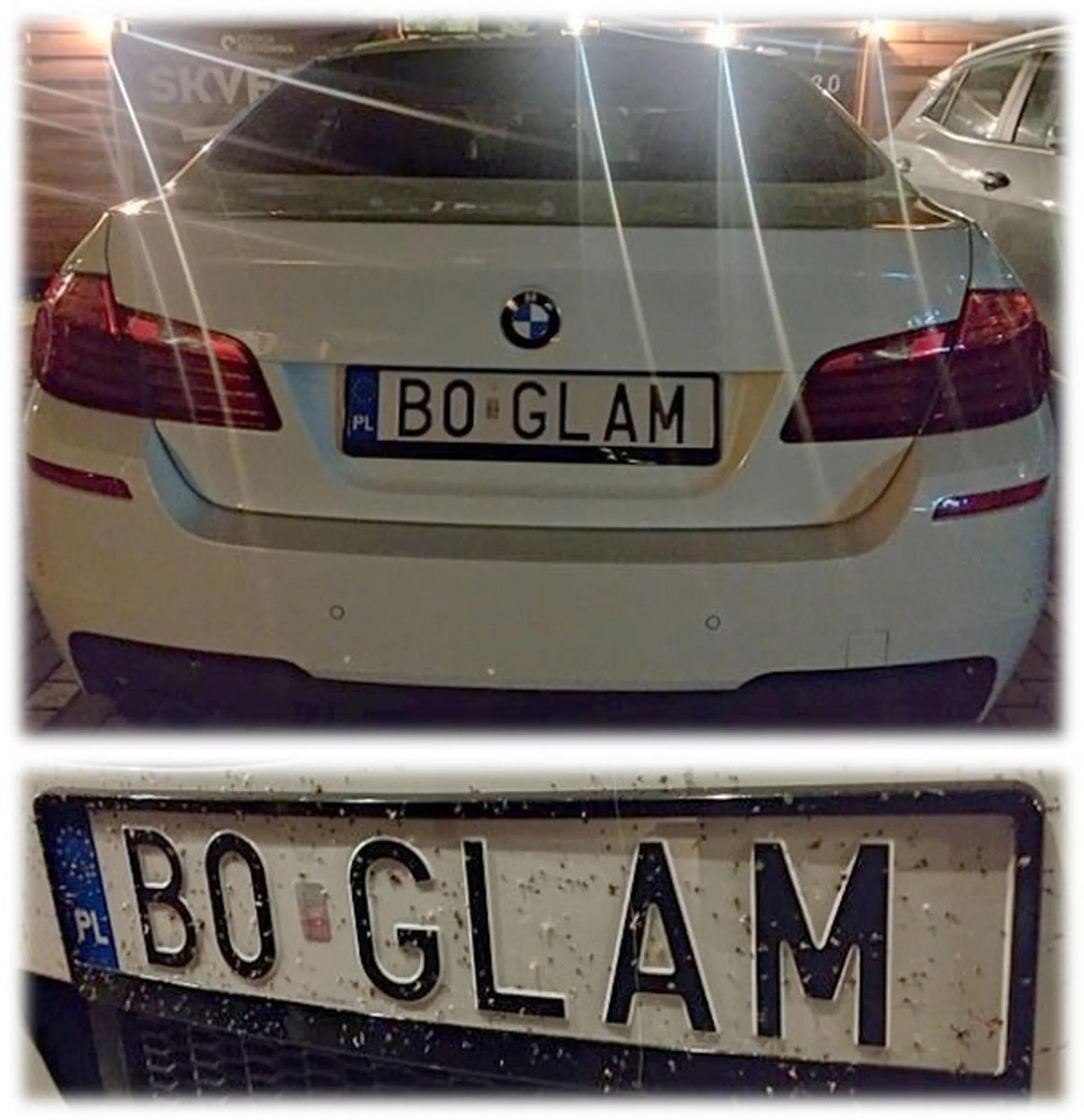 Fajny numer, blacha B0 GLAM