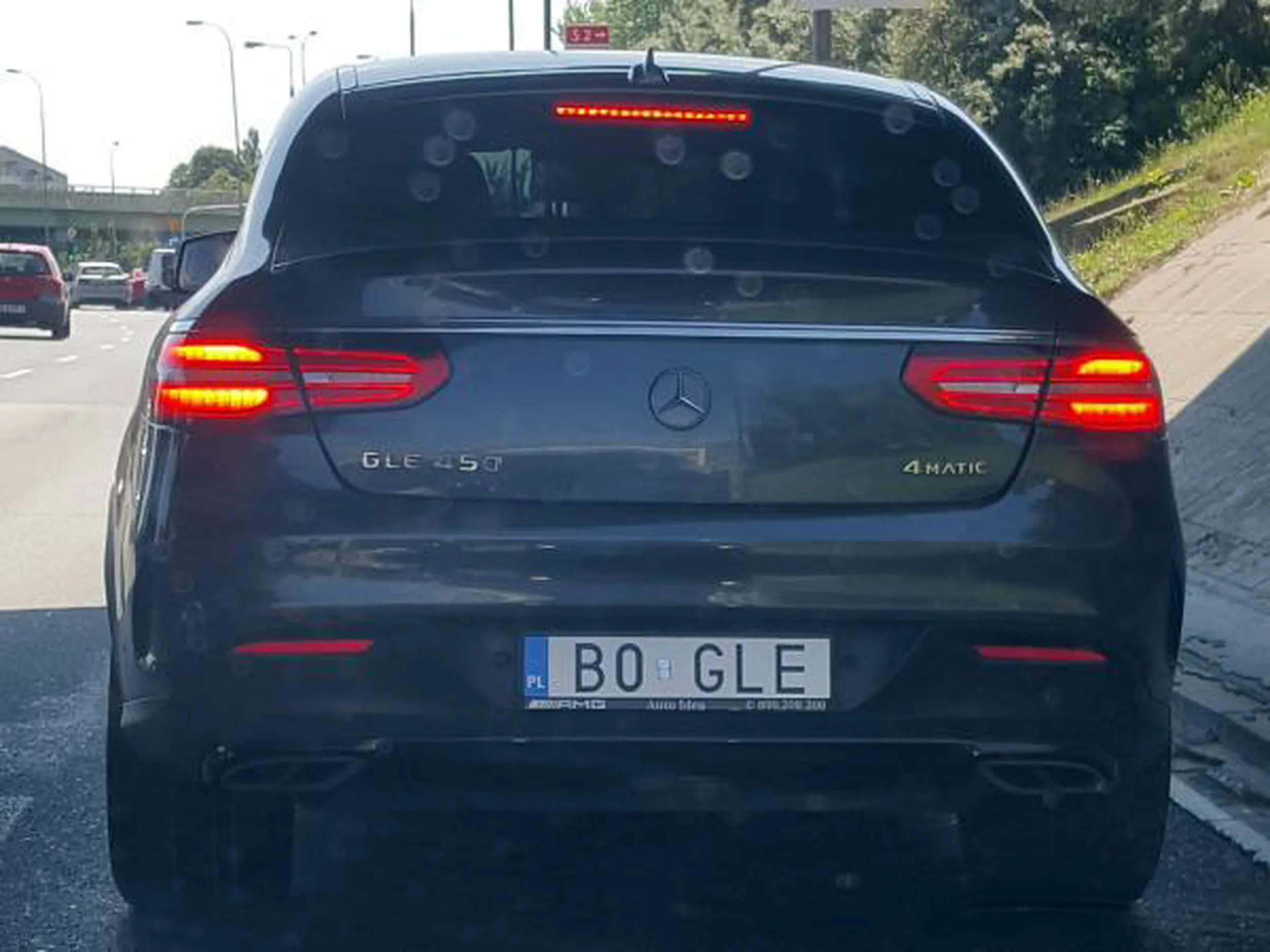 Fajny numer, blacha B0 GLE