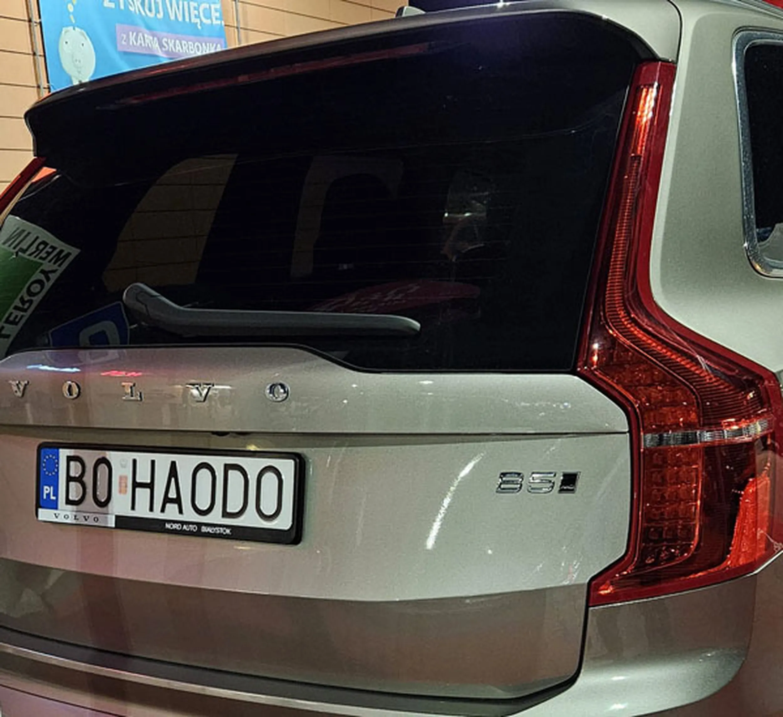 Fajny numer, blacha B0 HAODO