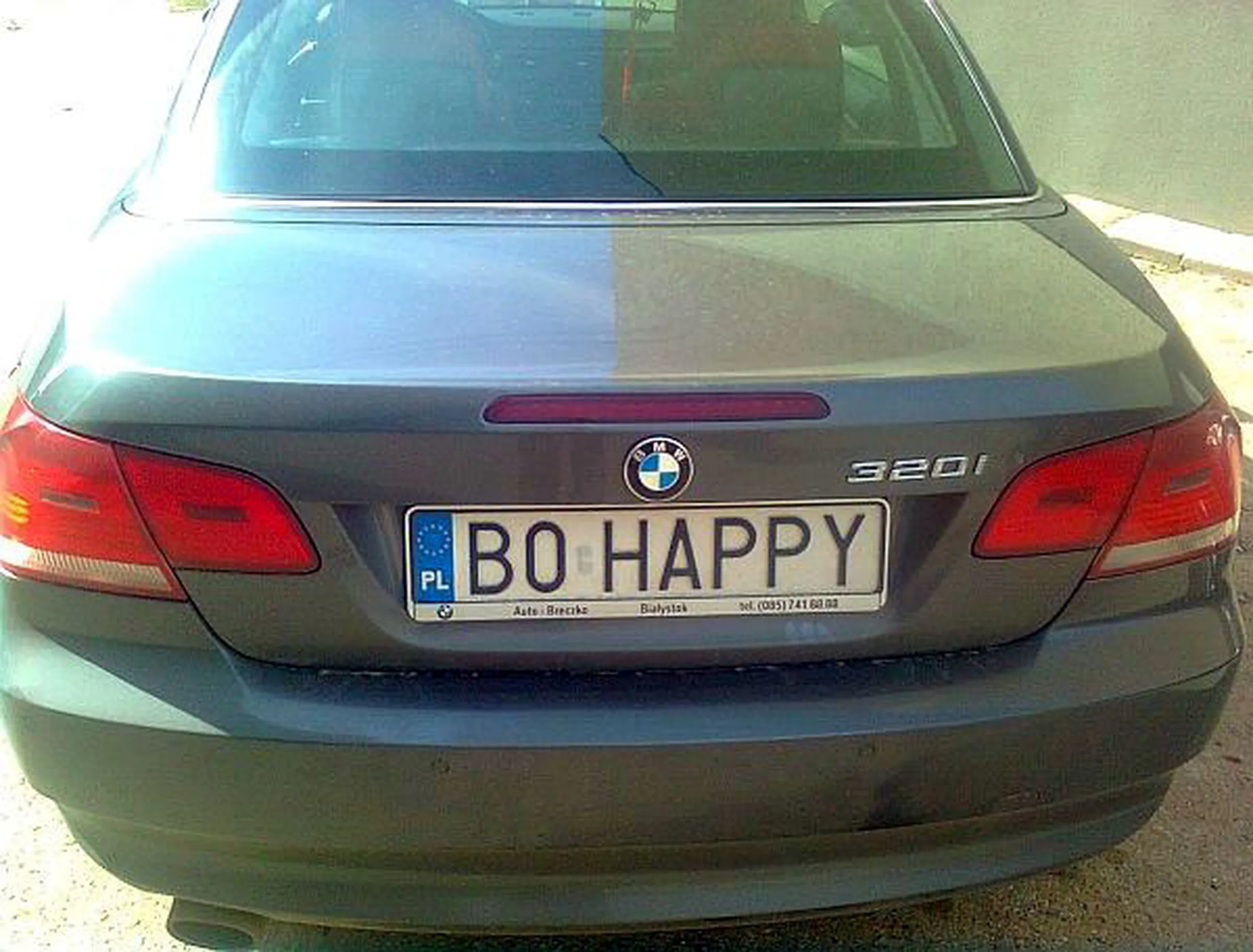 Fajny numer, blacha B0 HAPPY