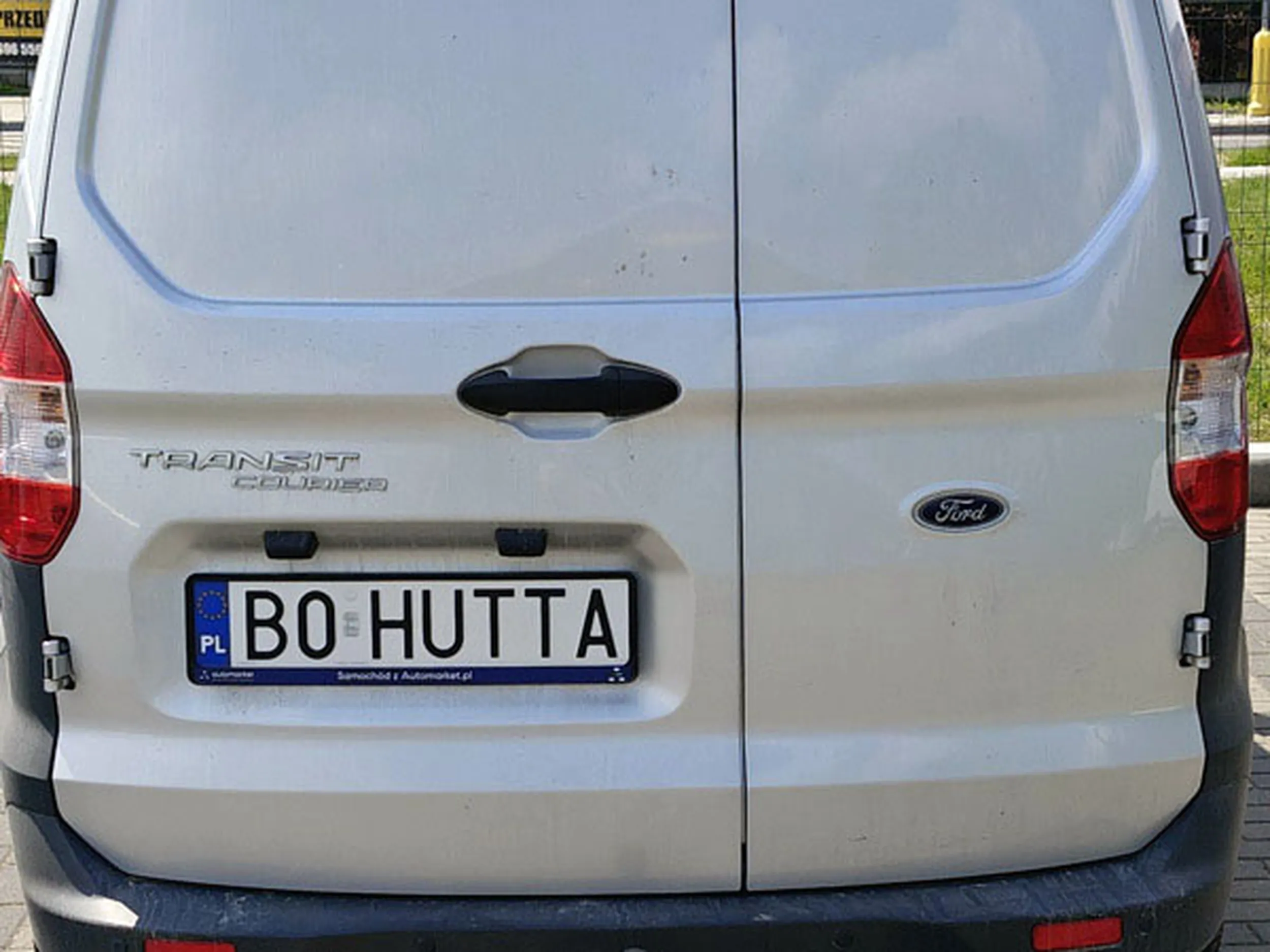 Fajny numer, blacha B0 HUTTA