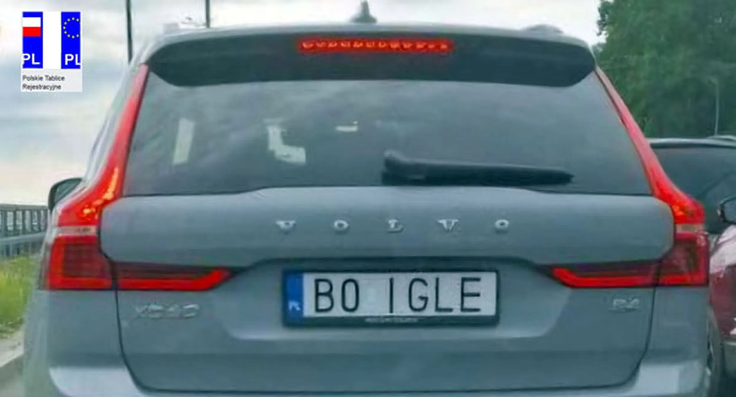 Fajny numer, blacha B0 IGLE